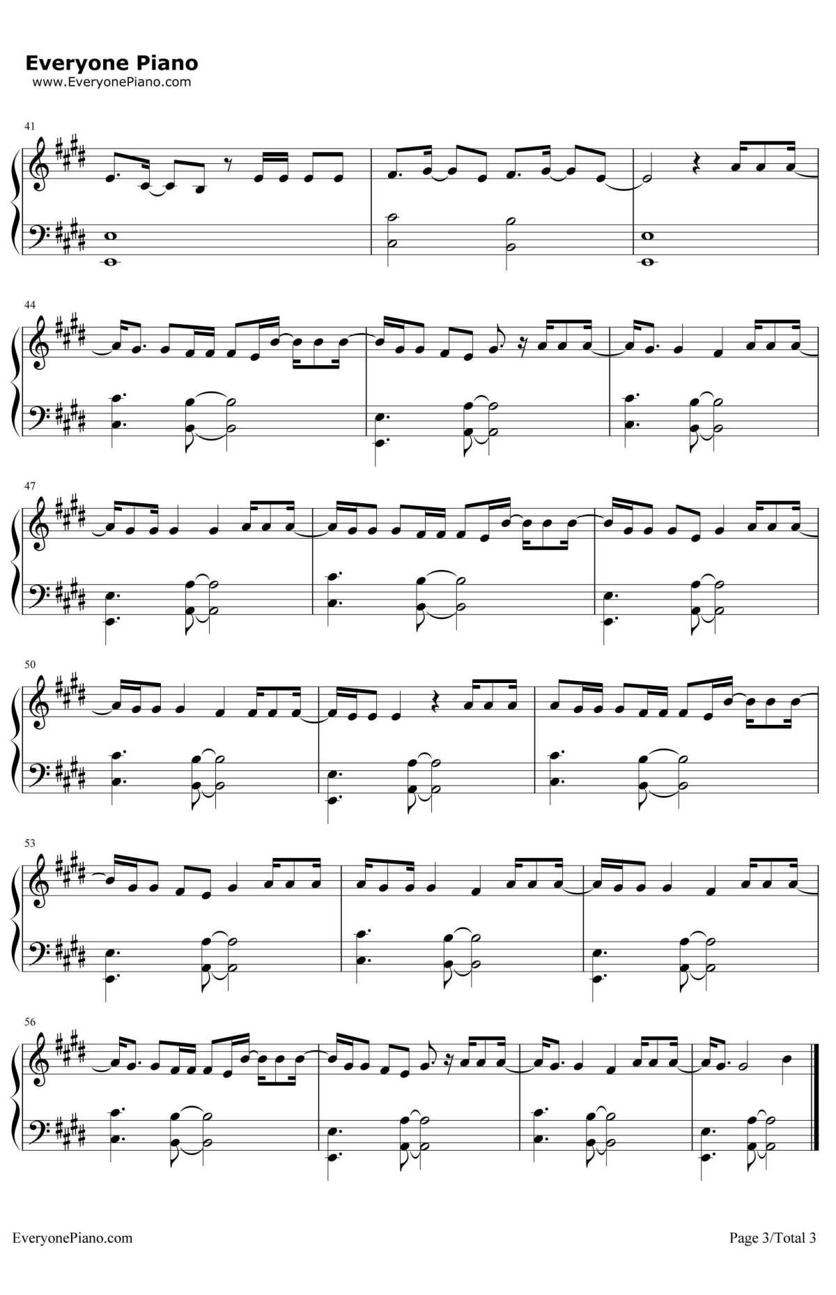 Touch钢琴谱-LittleMix3