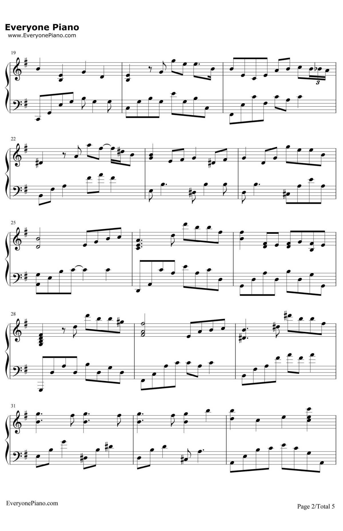 Your Autumn Scene钢琴谱-李闰珉-Yiruma2