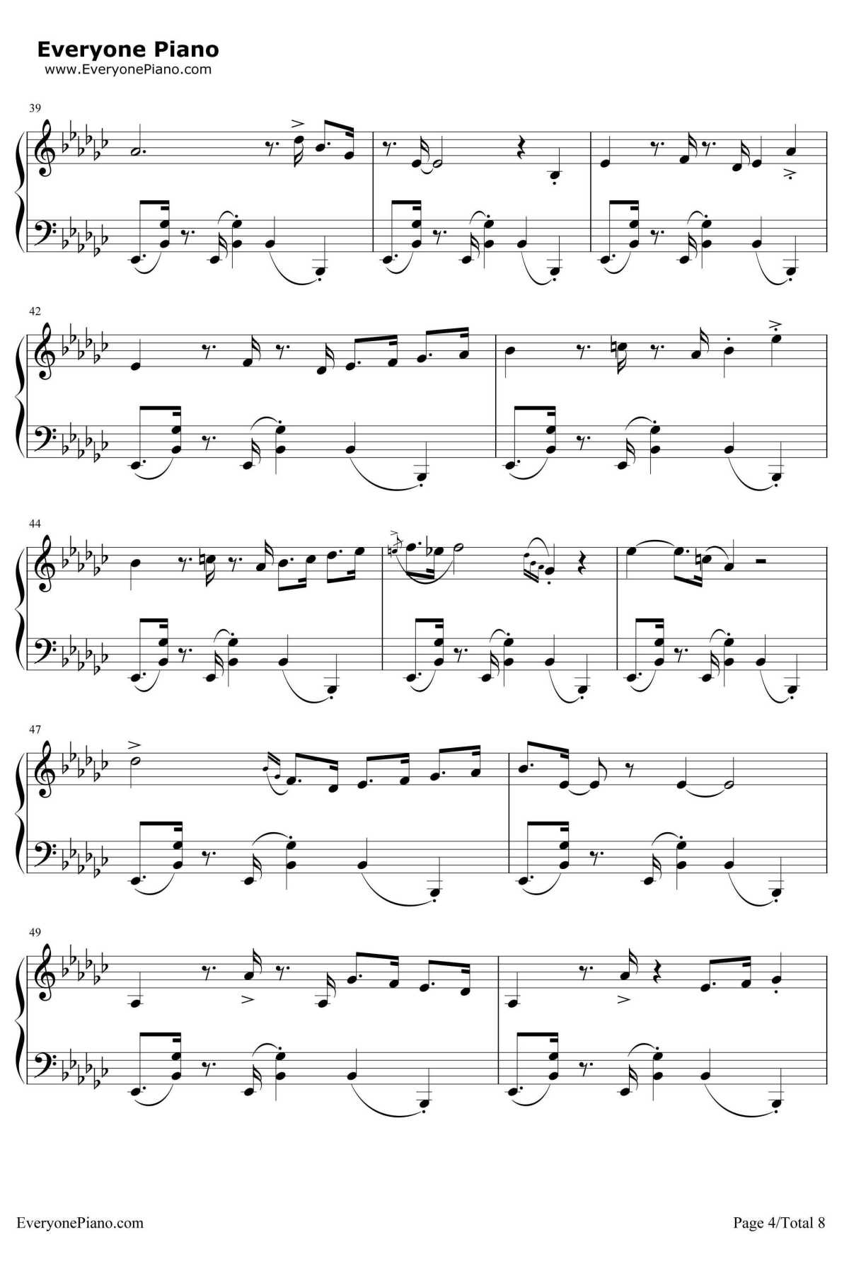 Take Five钢琴谱-PaulDesmond4