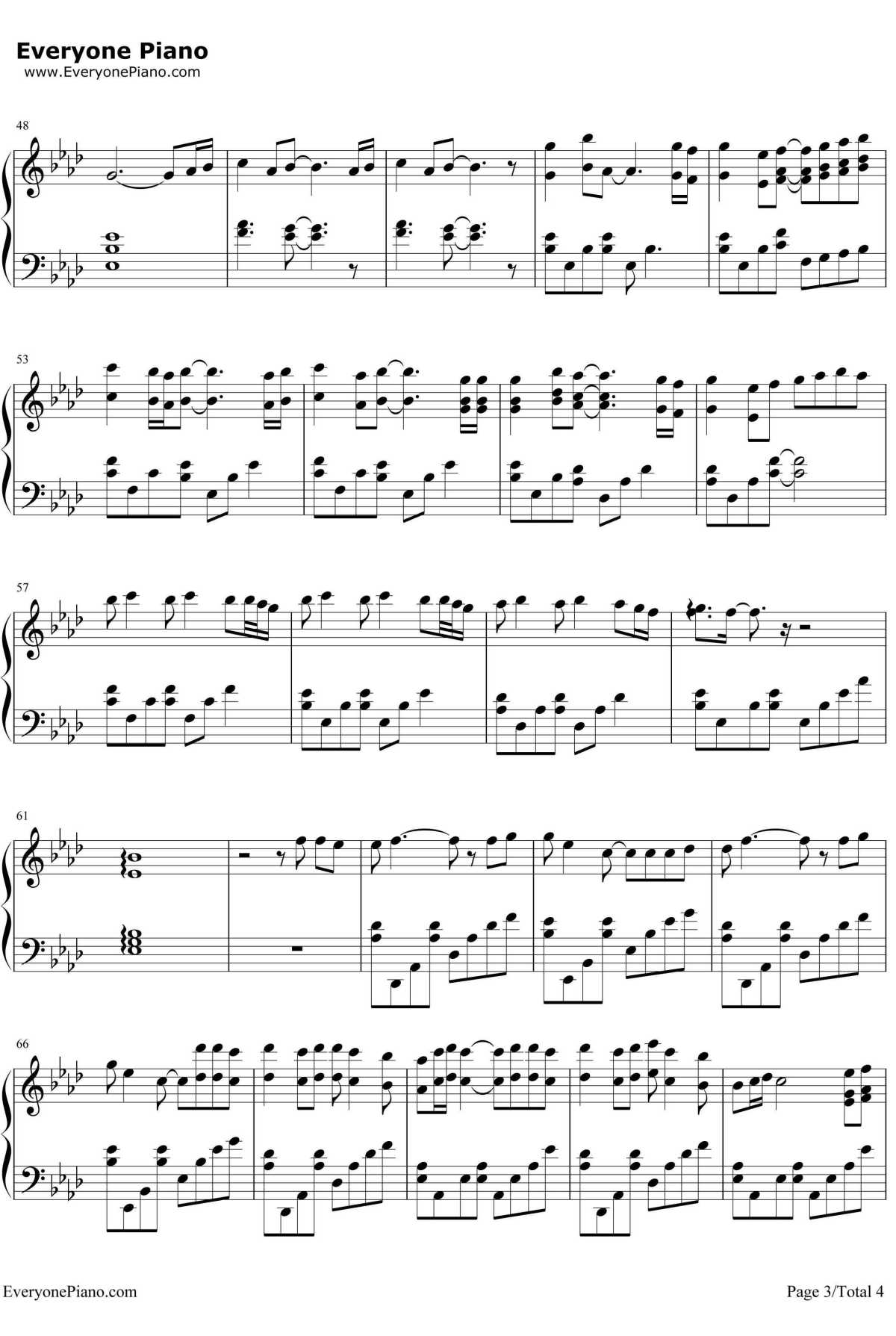 Tum Hi Ho钢琴谱-ArijitSingh-爱曲2插曲3