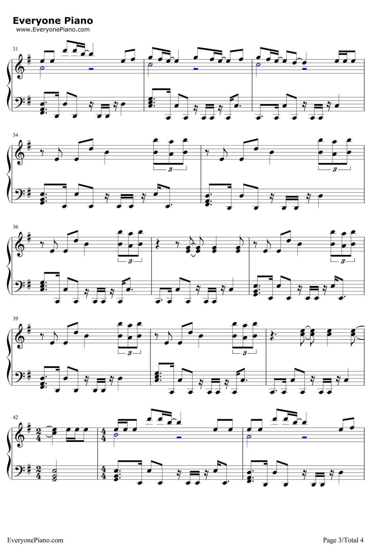 Animals钢琴谱-Maroon53