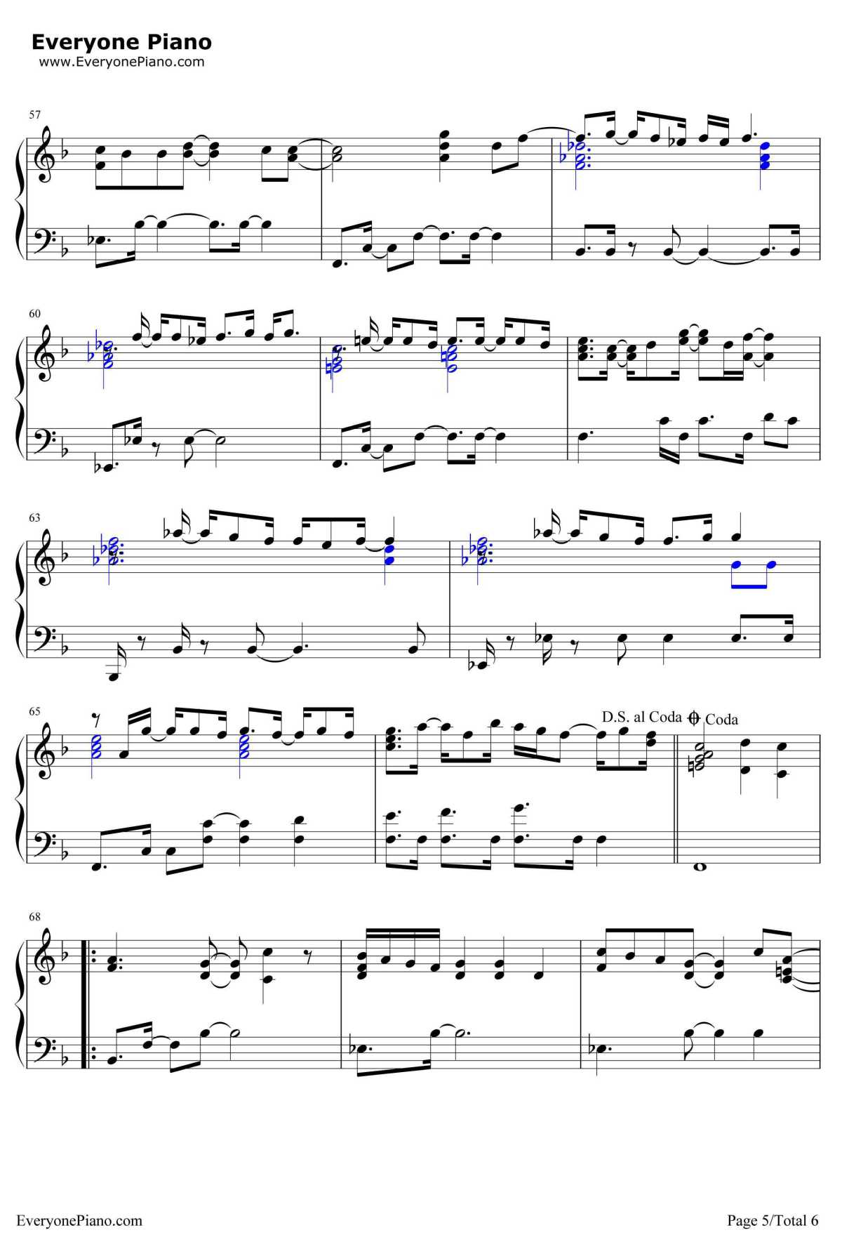 Ordinary People钢琴谱-JohnLegend5