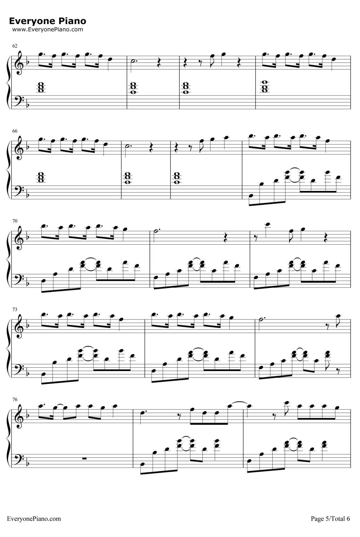 Habits(StayHigh)钢琴谱-ToveLo5