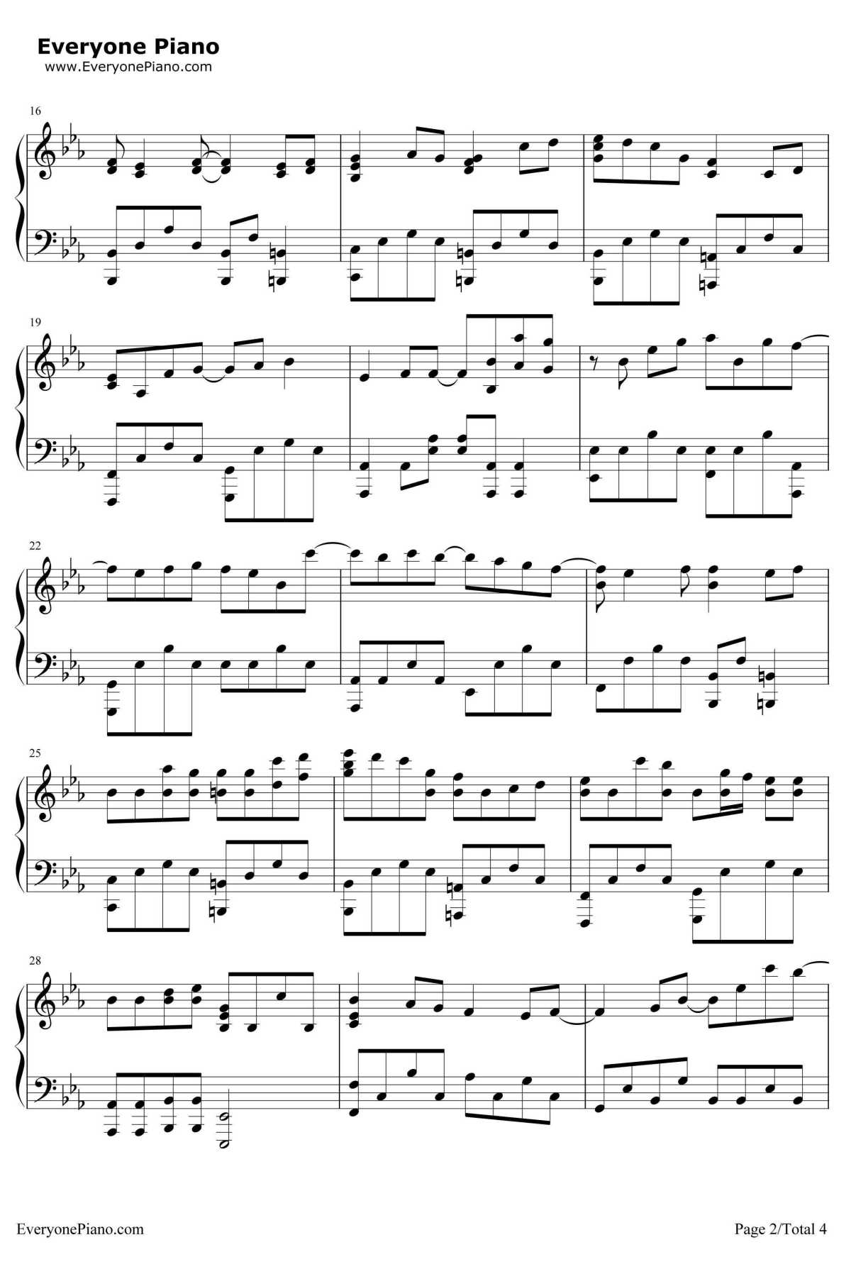 Ray钢琴谱-BumpofChicken&初音ミク-BumpofChickenand初音ミク2