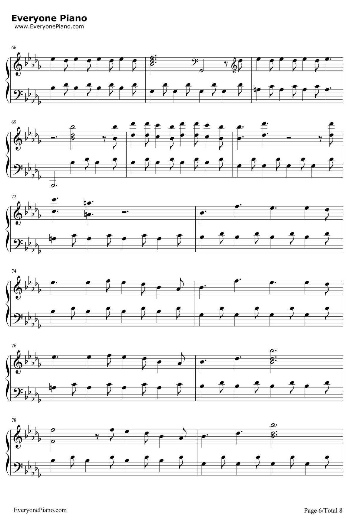 Believer钢琴谱-ImagineDragons6