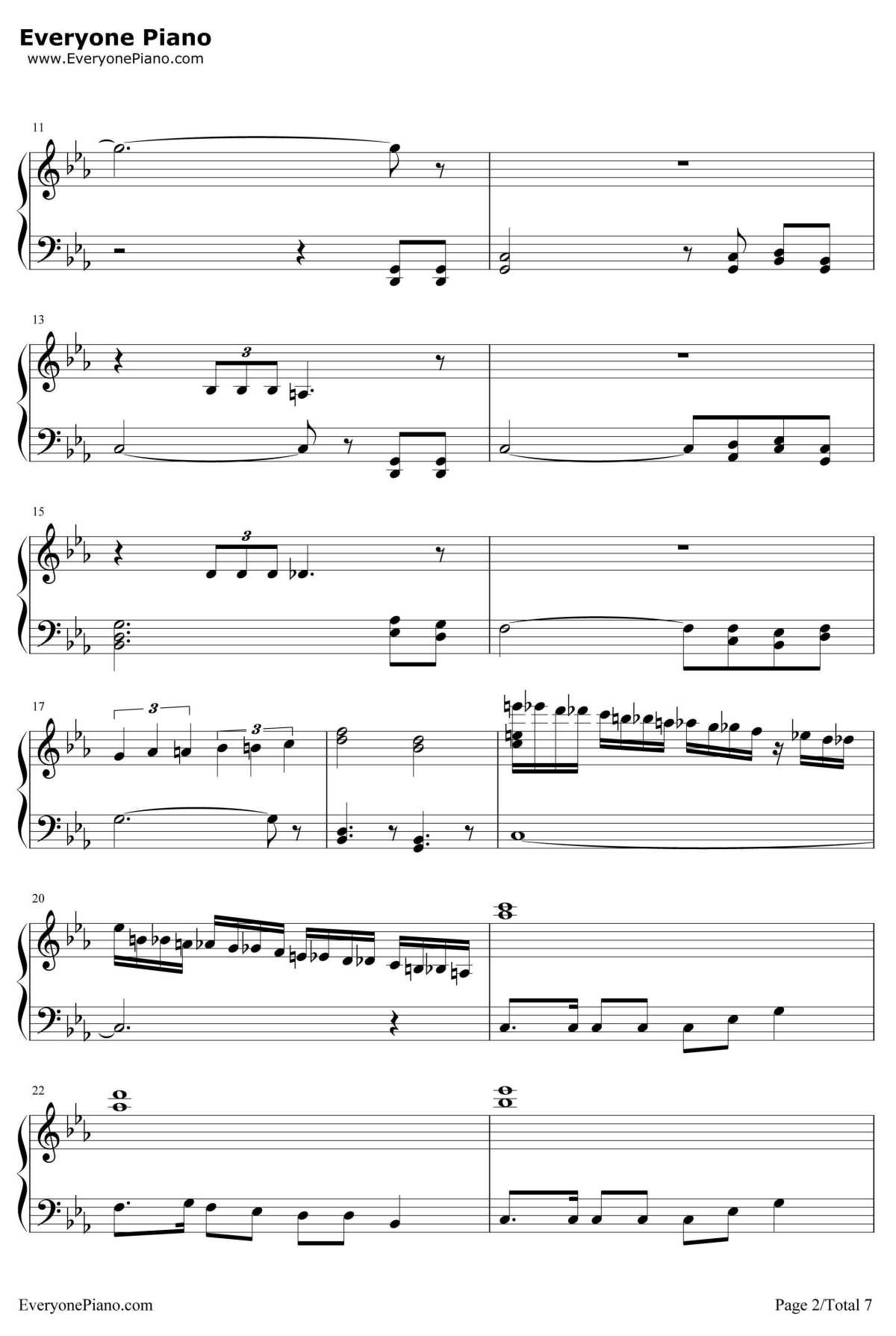 宇宙戦艦ヤマト钢琴谱-佐佐木功-宇宙戦艦ヤマトOP2