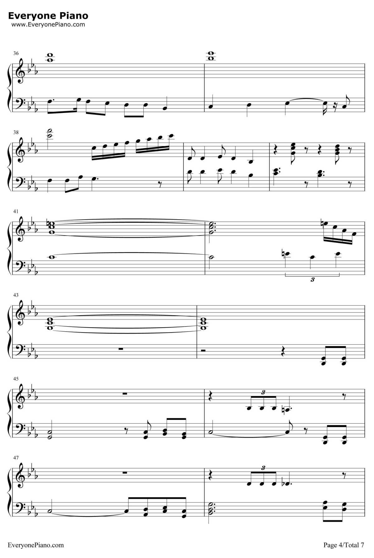 宇宙戦艦ヤマト钢琴谱-佐佐木功-宇宙戦艦ヤマトOP4