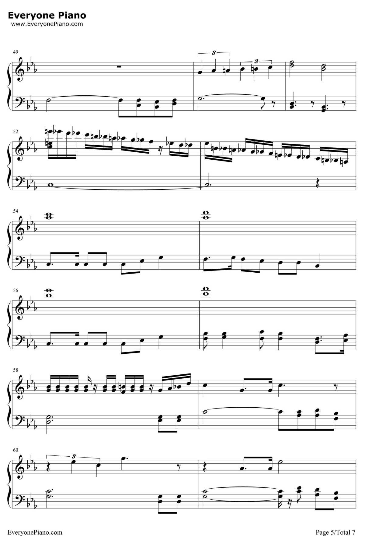 宇宙戦艦ヤマト钢琴谱-佐佐木功-宇宙戦艦ヤマトOP5