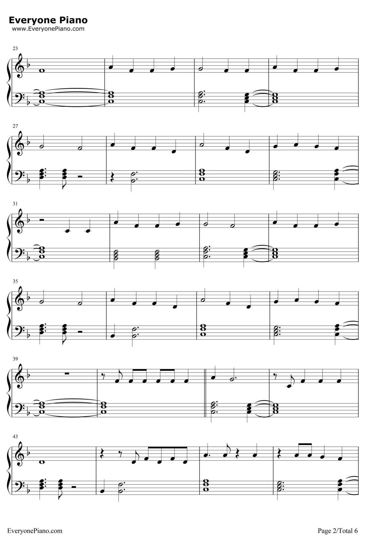 Body Like a Back Road钢琴谱-SamHunt2