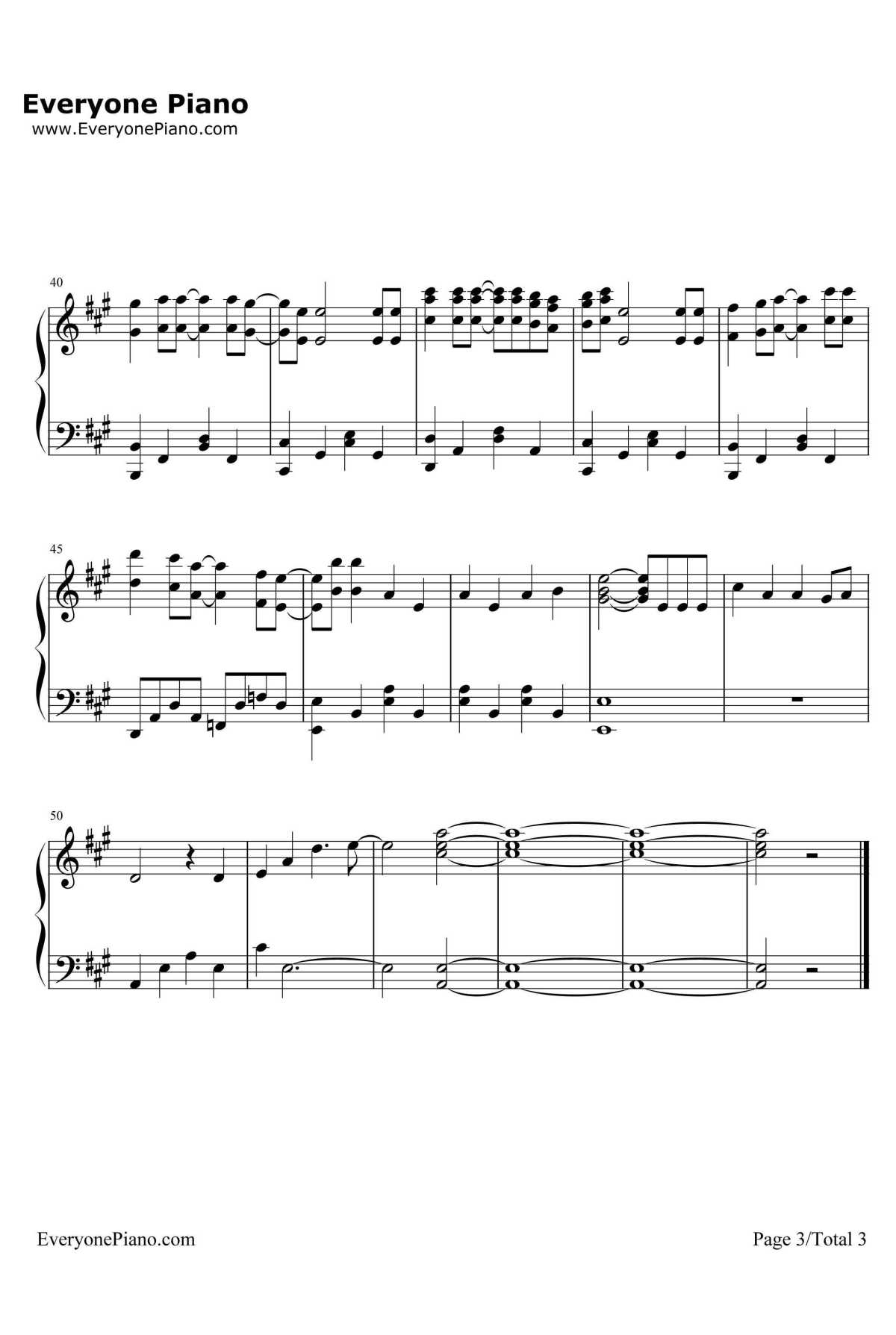 フリージア钢琴谱-Uru-机动战士敢达:铁血的奥尔芬斯第二季ED3