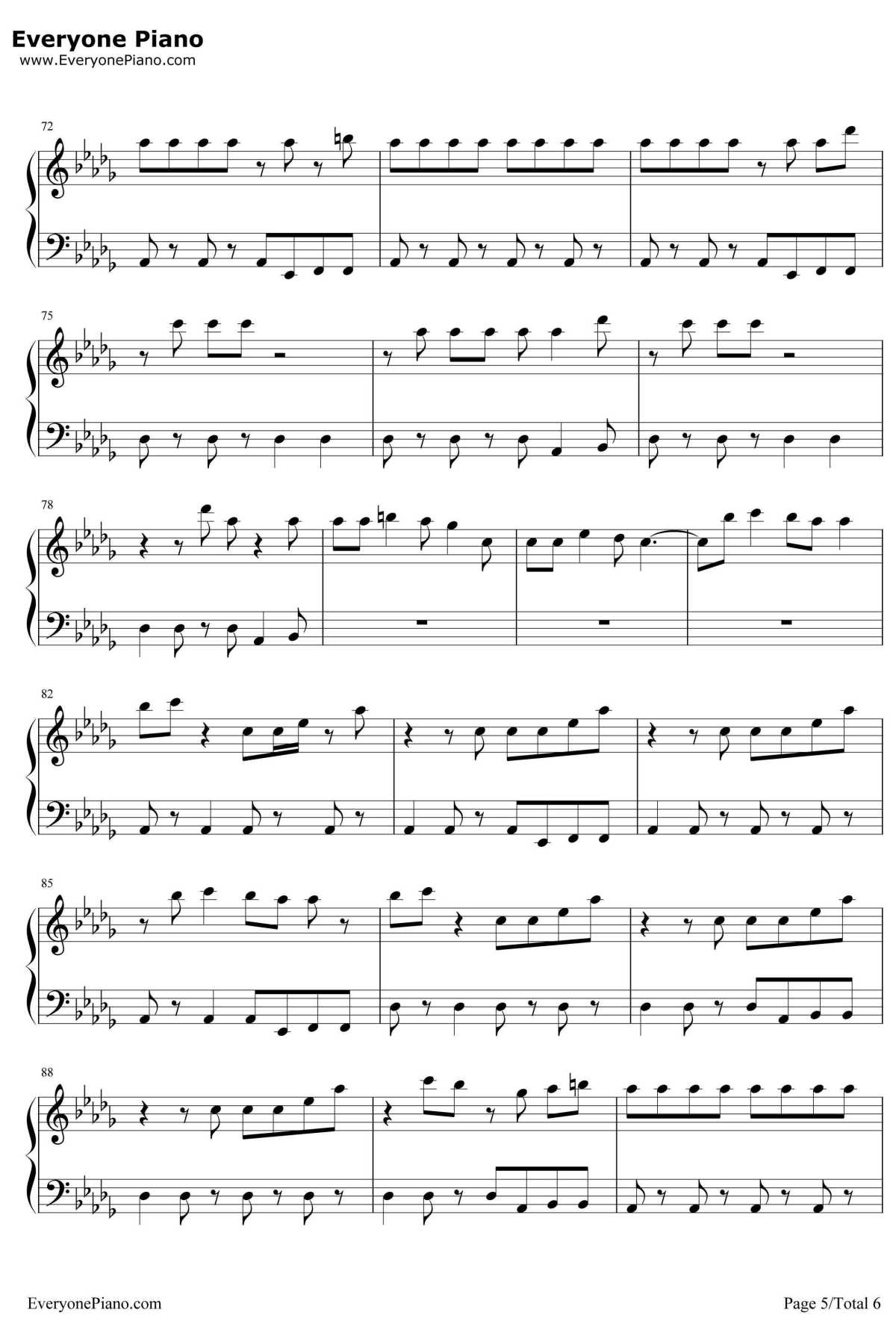 Bad Liar钢琴谱-SelenaGomez5