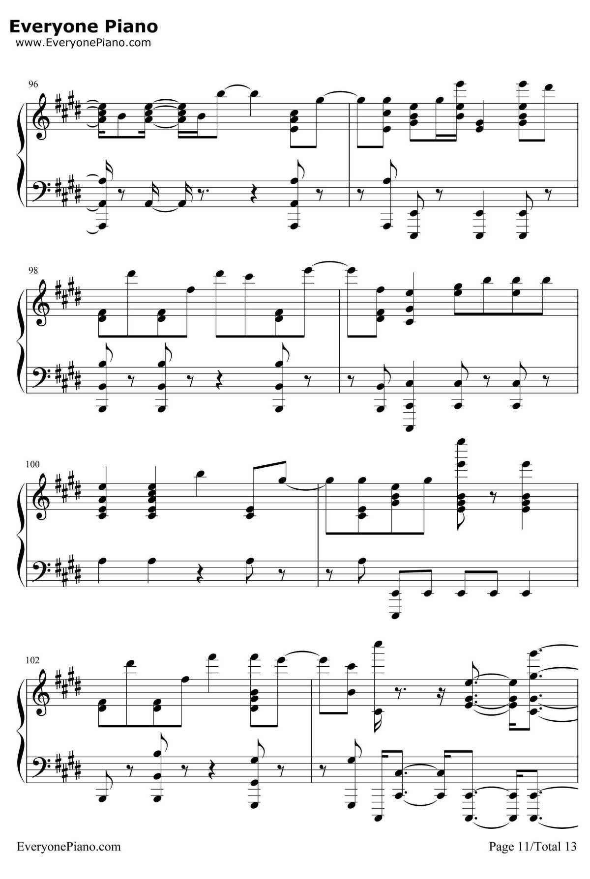 Scared To Be Lonely钢琴谱-MartinGarrixDuaLipa11