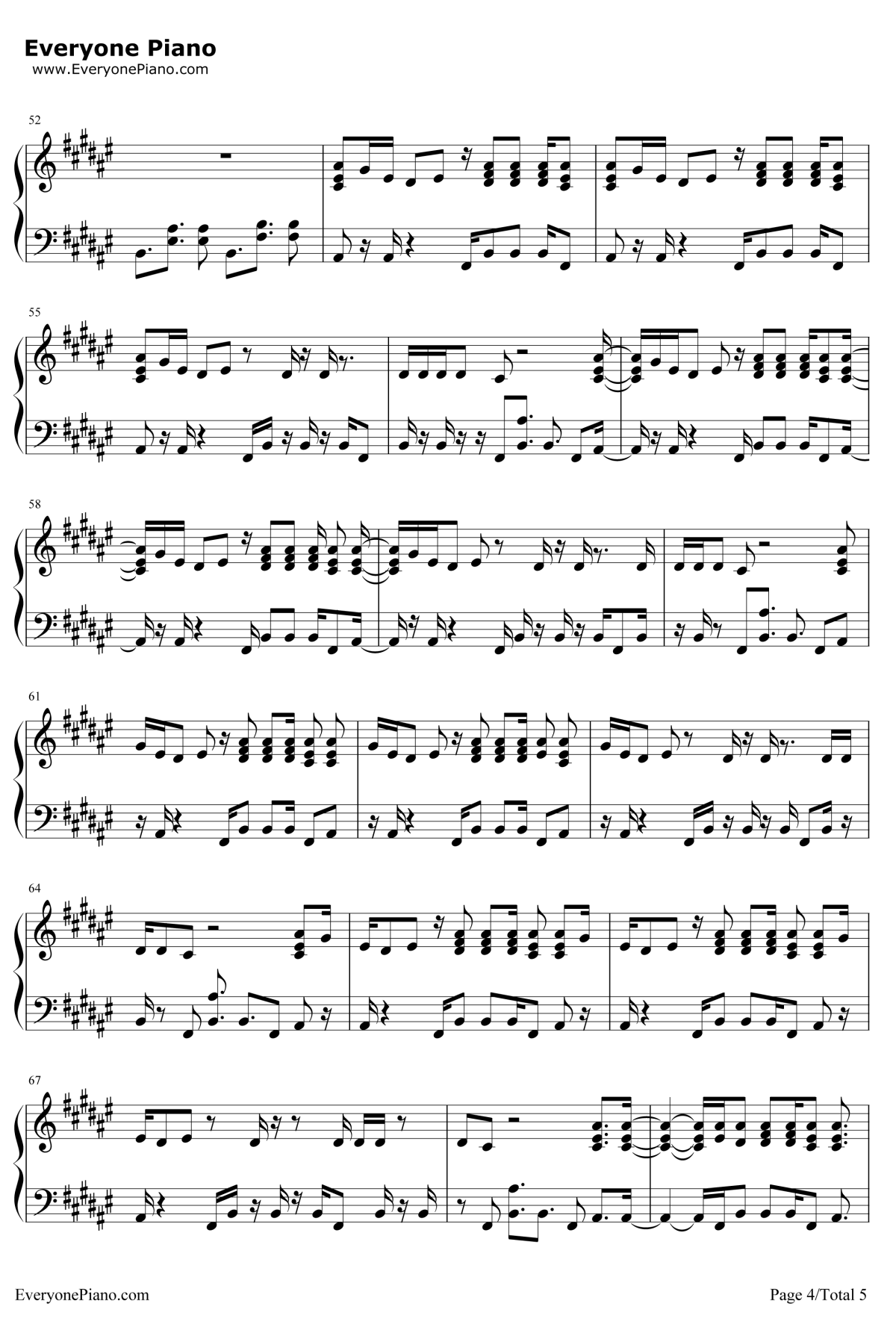 Bon Appetit钢琴谱-KatyPerry4