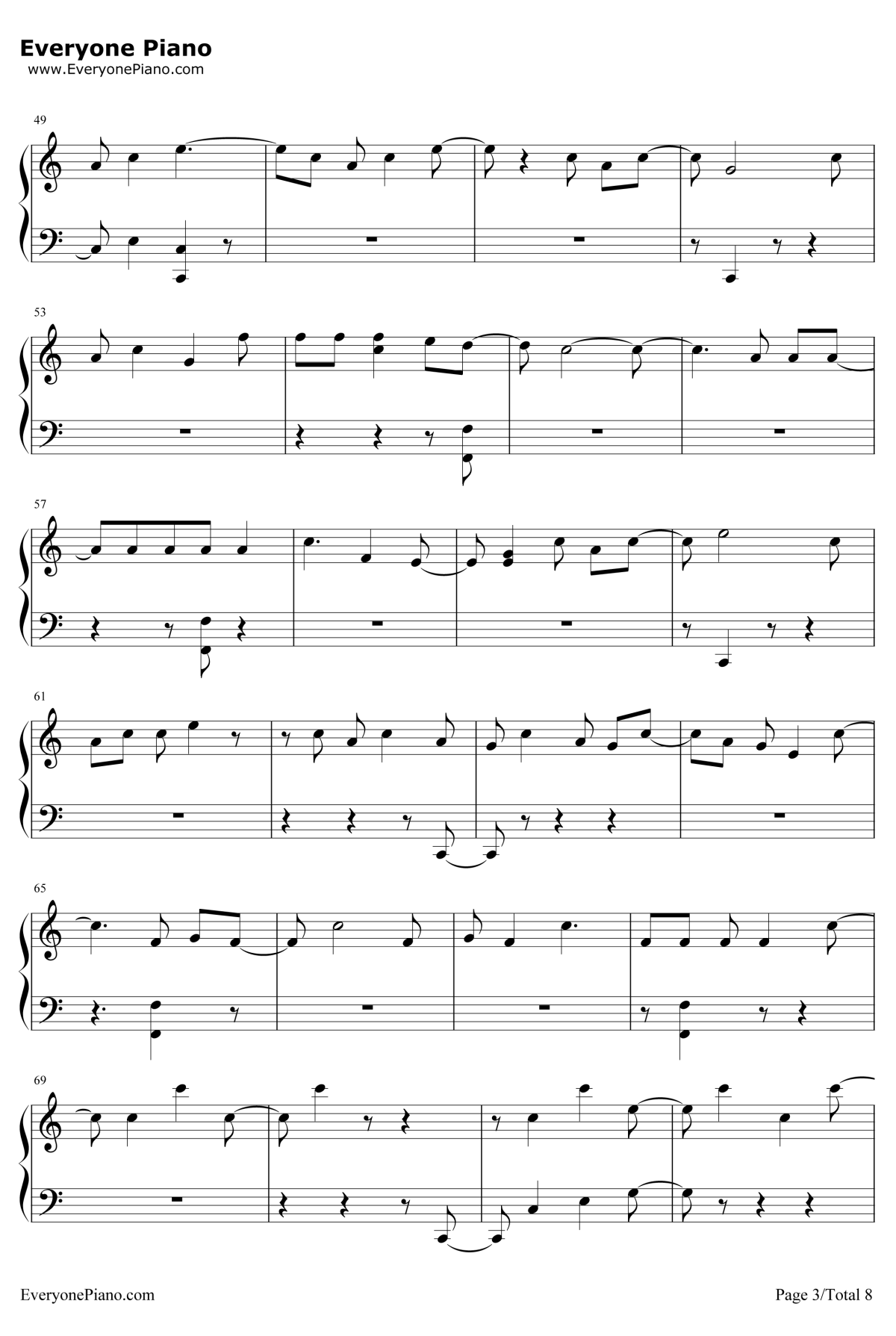 Thunder钢琴谱-ImagineDragons3