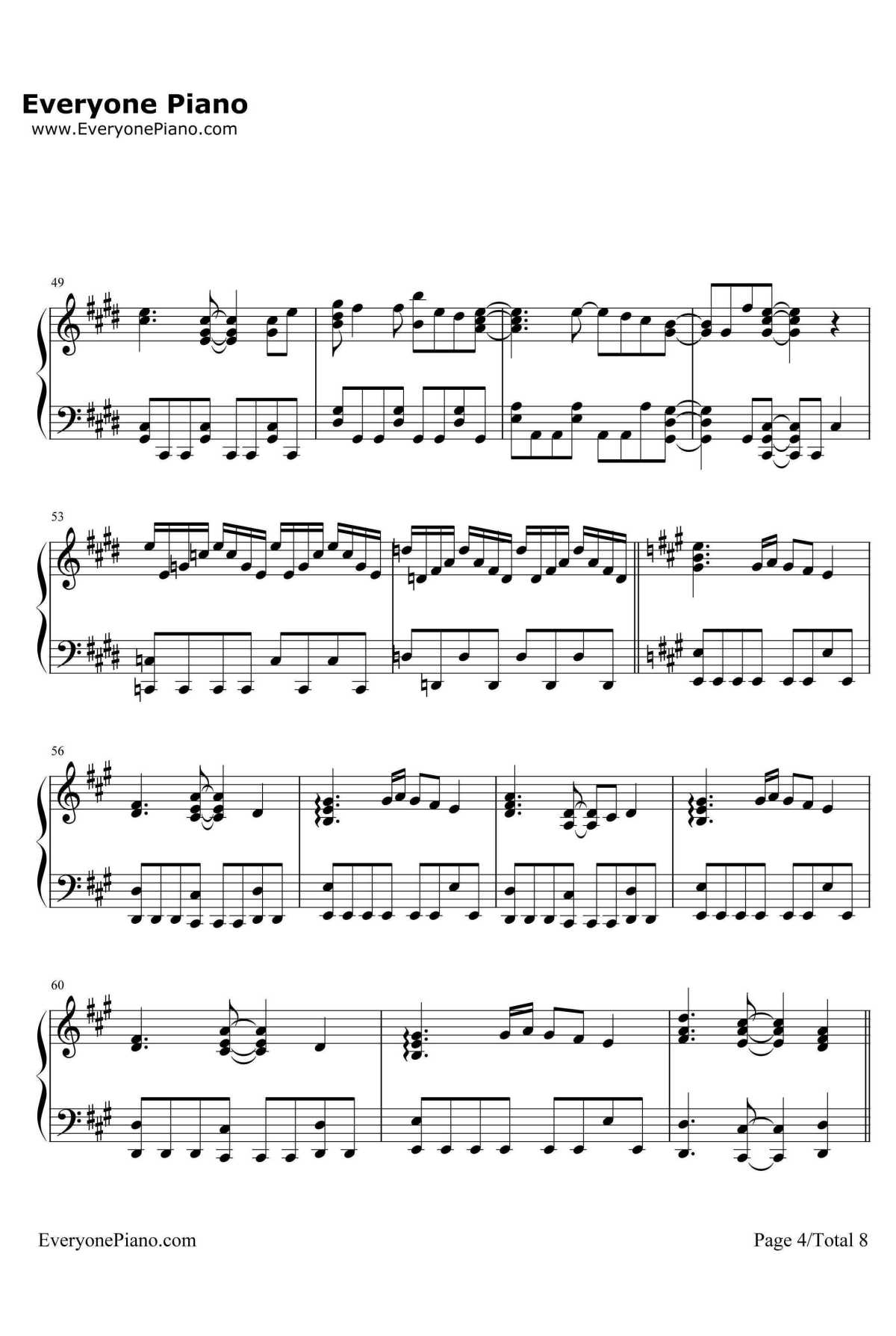 Butter Fly钢琴谱-和田光司-数码宝贝大冒险主题曲4