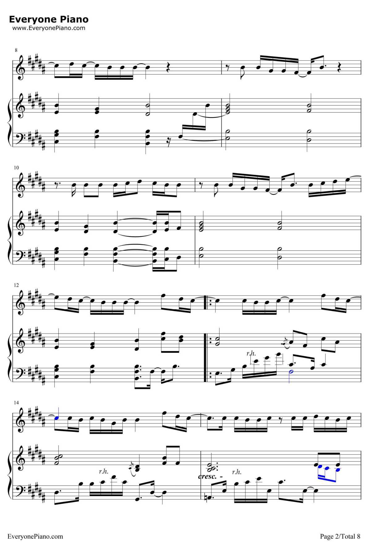 虹钢琴谱-二宫和也2