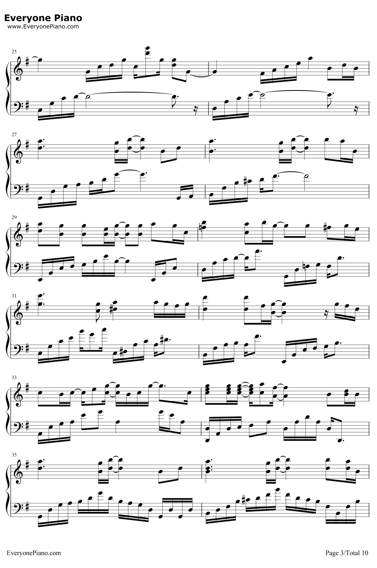 风的痕迹钢琴谱-VK克3