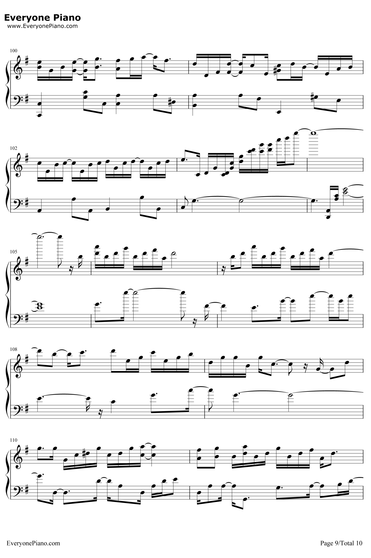 风的痕迹钢琴谱-VK克9