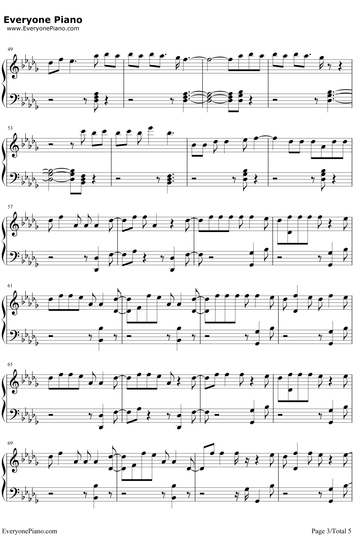 Hymn钢琴谱 -Kesha3