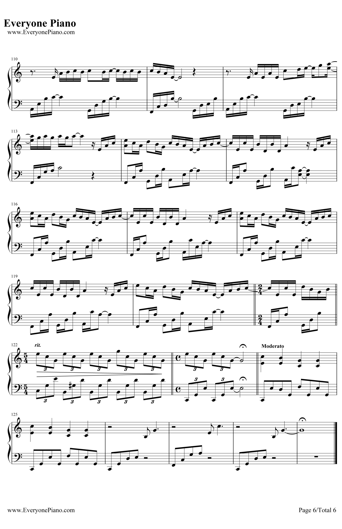 Longing Love钢琴谱-GeorgeWinston乔治温斯顿6