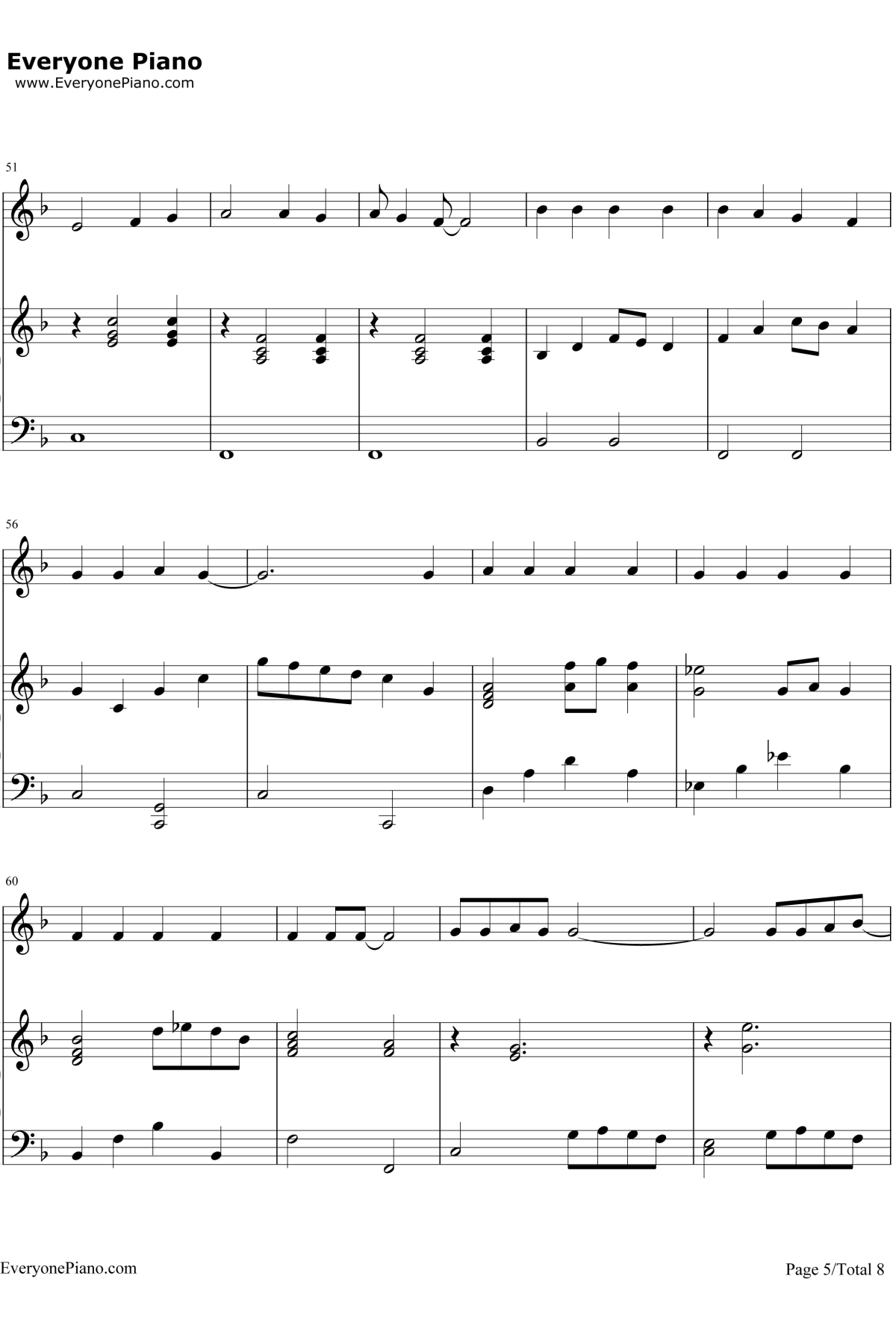 家乡的路钢琴谱-月岛雫本名阳子-侧耳倾听主题曲-宫崎骏动漫5