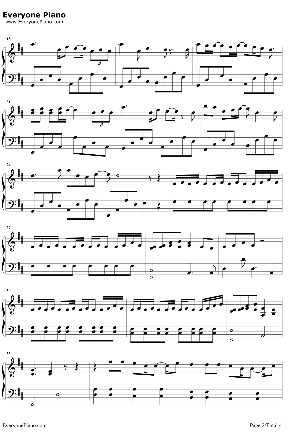 房间钢琴谱- 刘瑞琦2