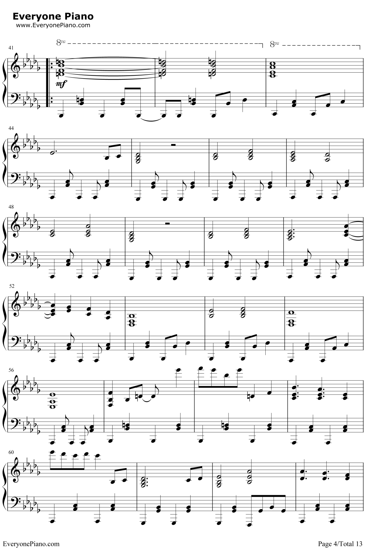 初音未来的消失钢琴谱-cosMo暴走P触手猴-初音ミクの消失-触手猴版本4