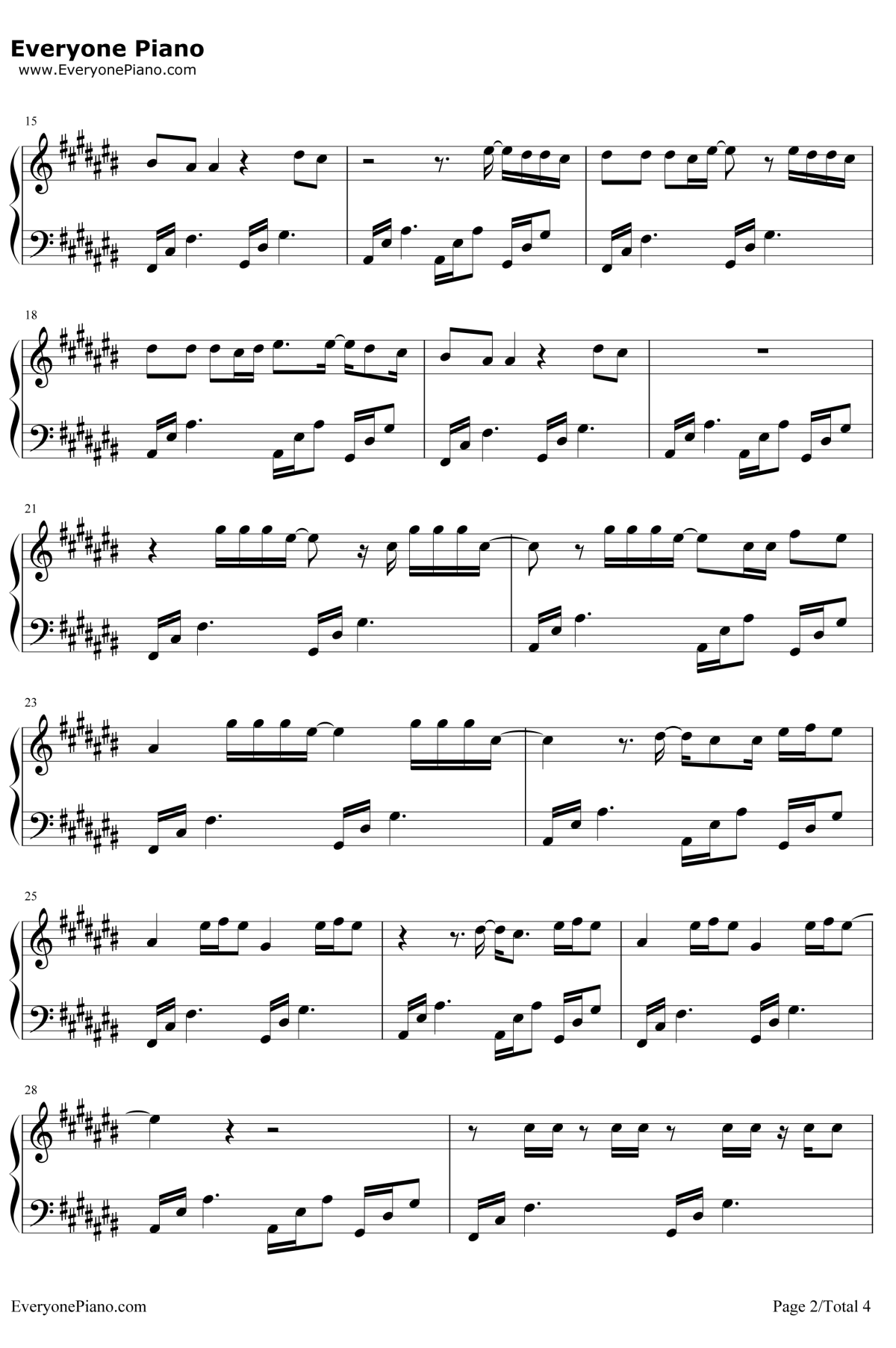 This Town钢琴谱-KygoSashaSloan2