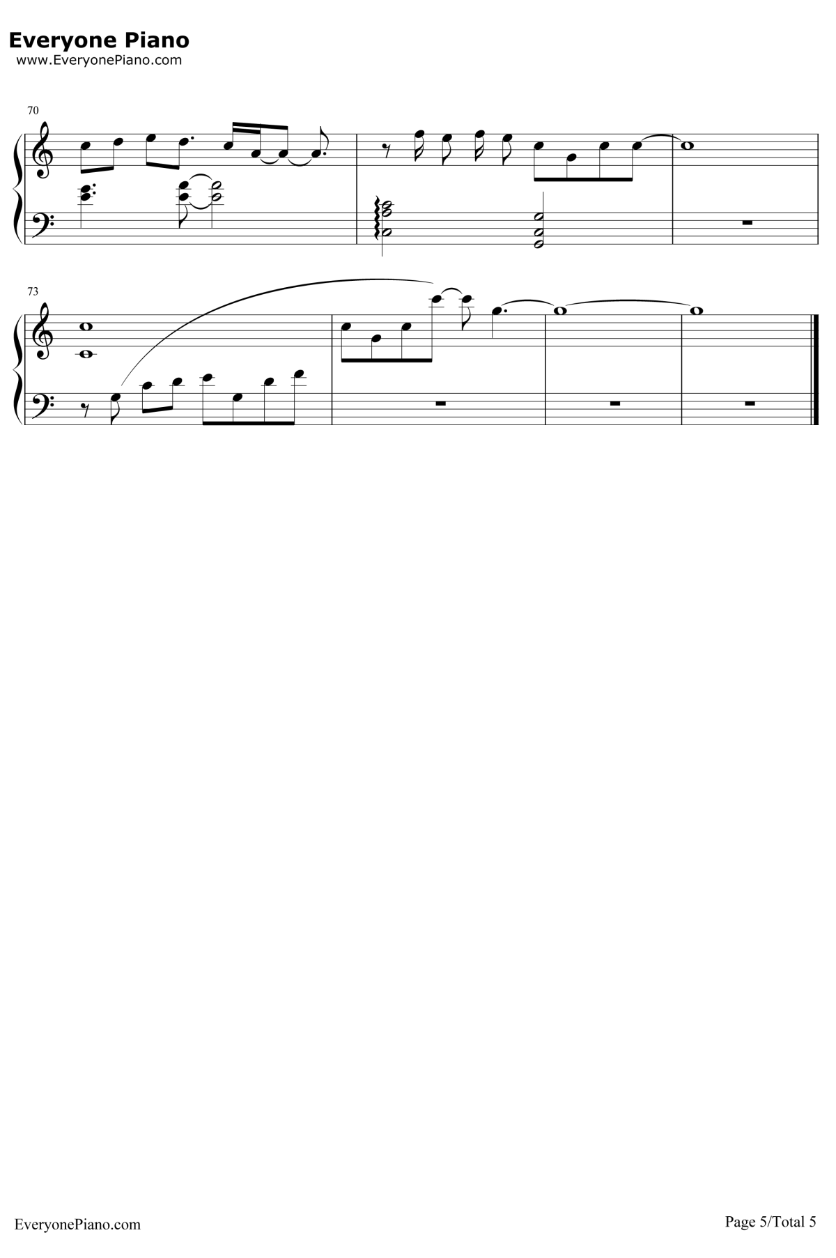 Its the Right Time钢琴谱-三浦大知-寄生兽ED5