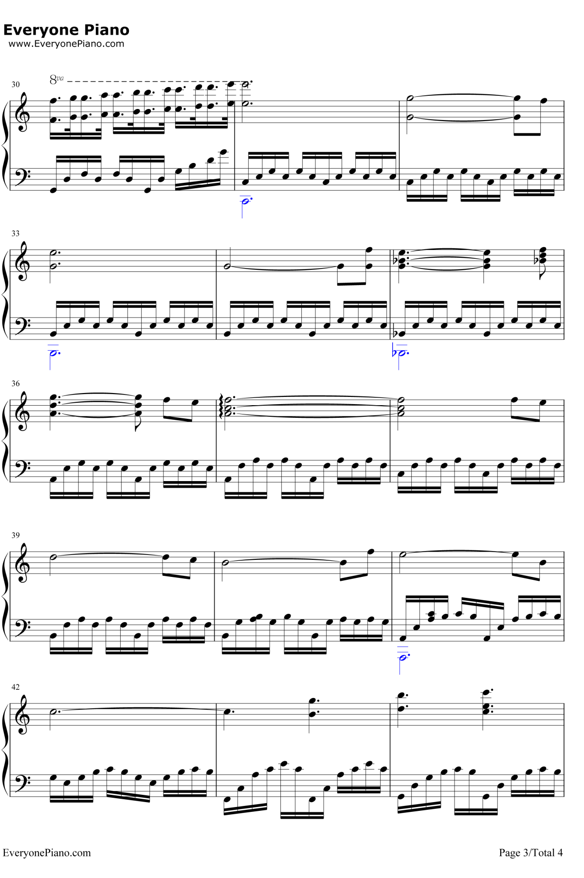 Dream钢琴谱-Rayark-Deemo古树旋律3