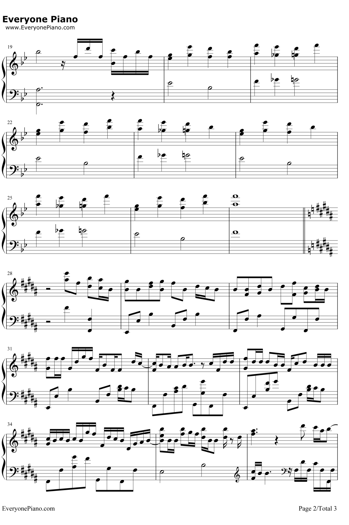 雨き声残响钢琴谱-ゆめこ-ゆめこ2