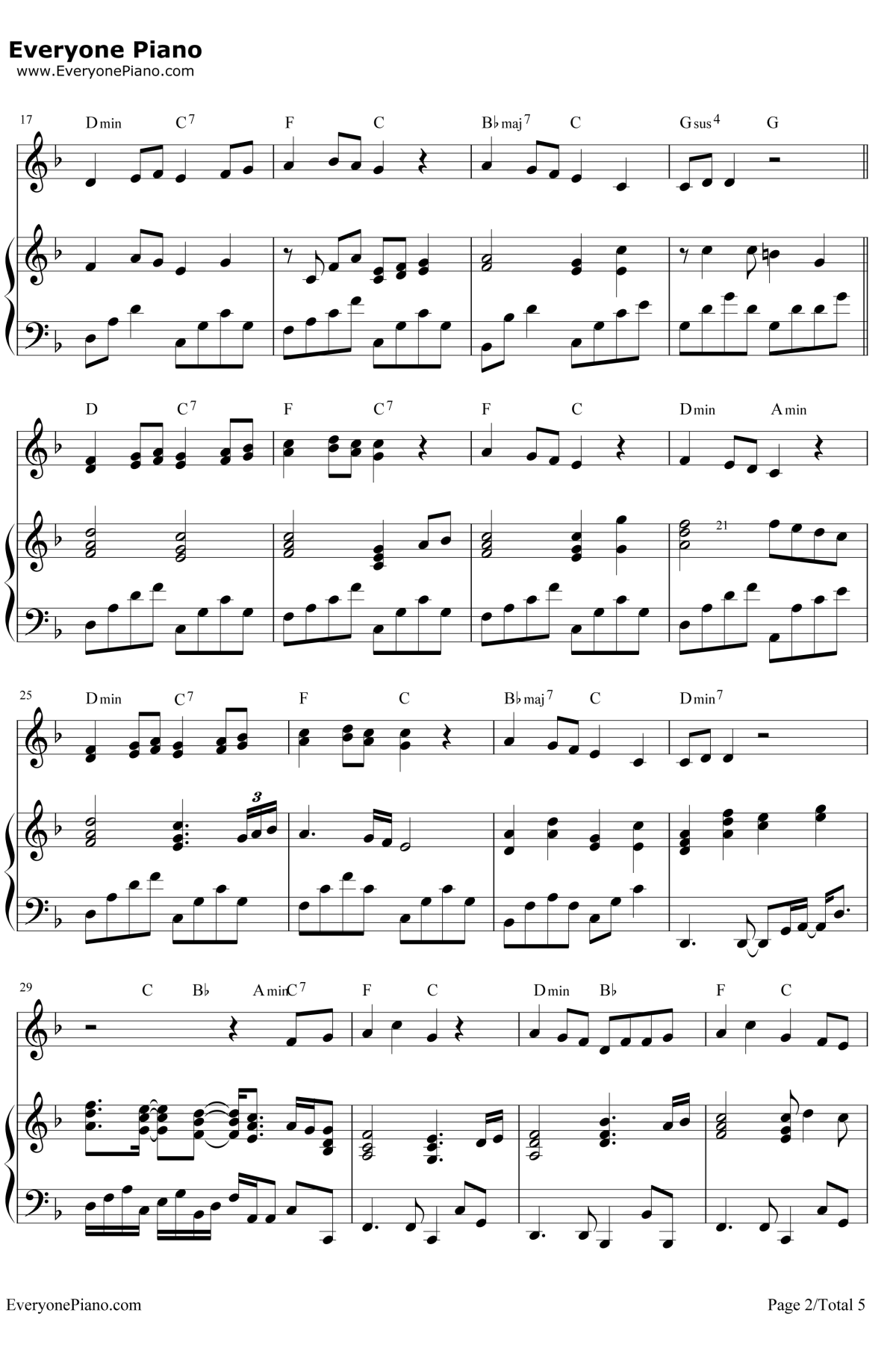 素敌だね钢琴谱-中野律纪(RIKKI)-最终幻想X主题曲2