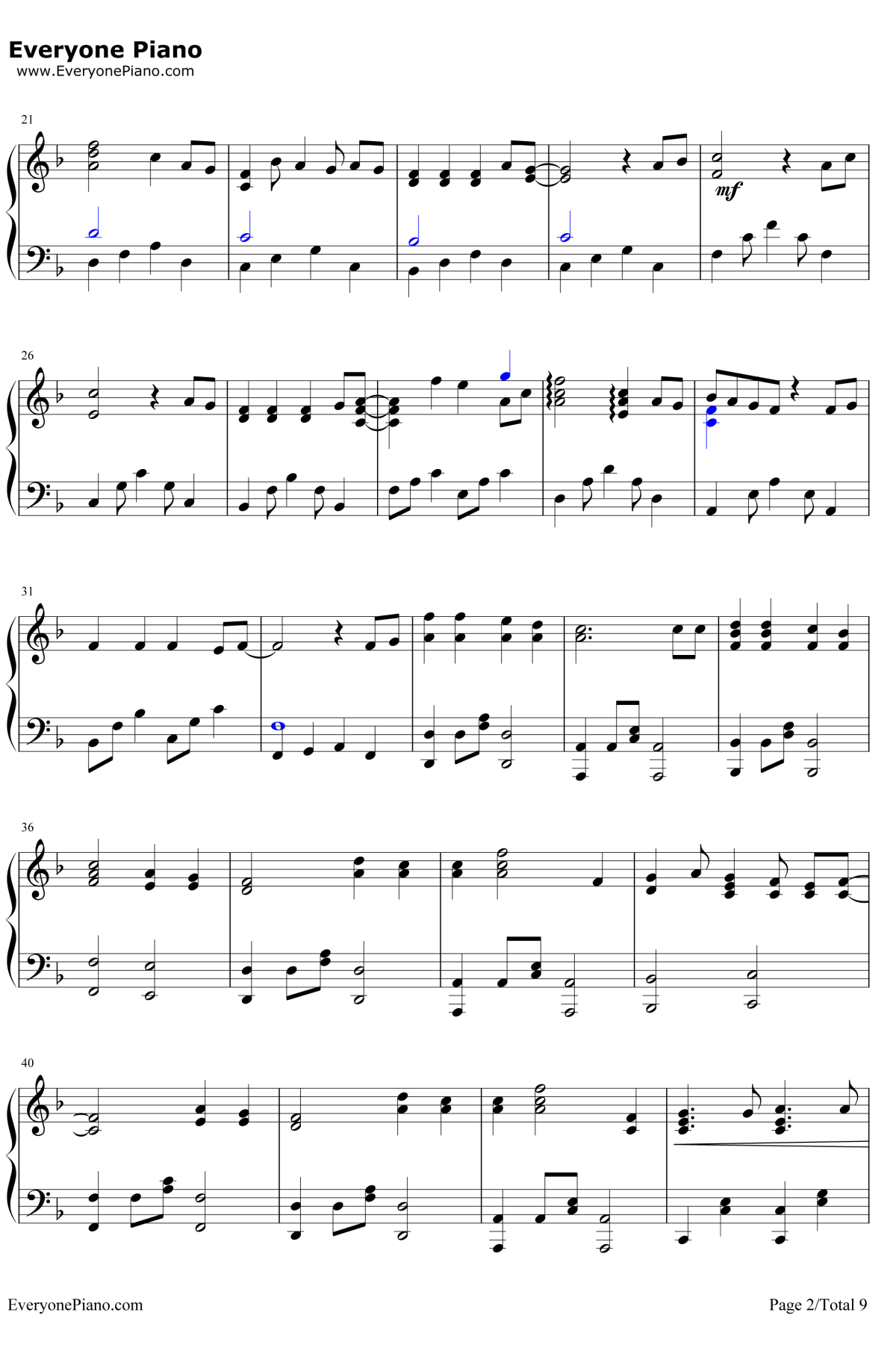 ノンファンタジー钢琴谱-LIP×LIP-无论何时我们的恋情都是10厘米OP2