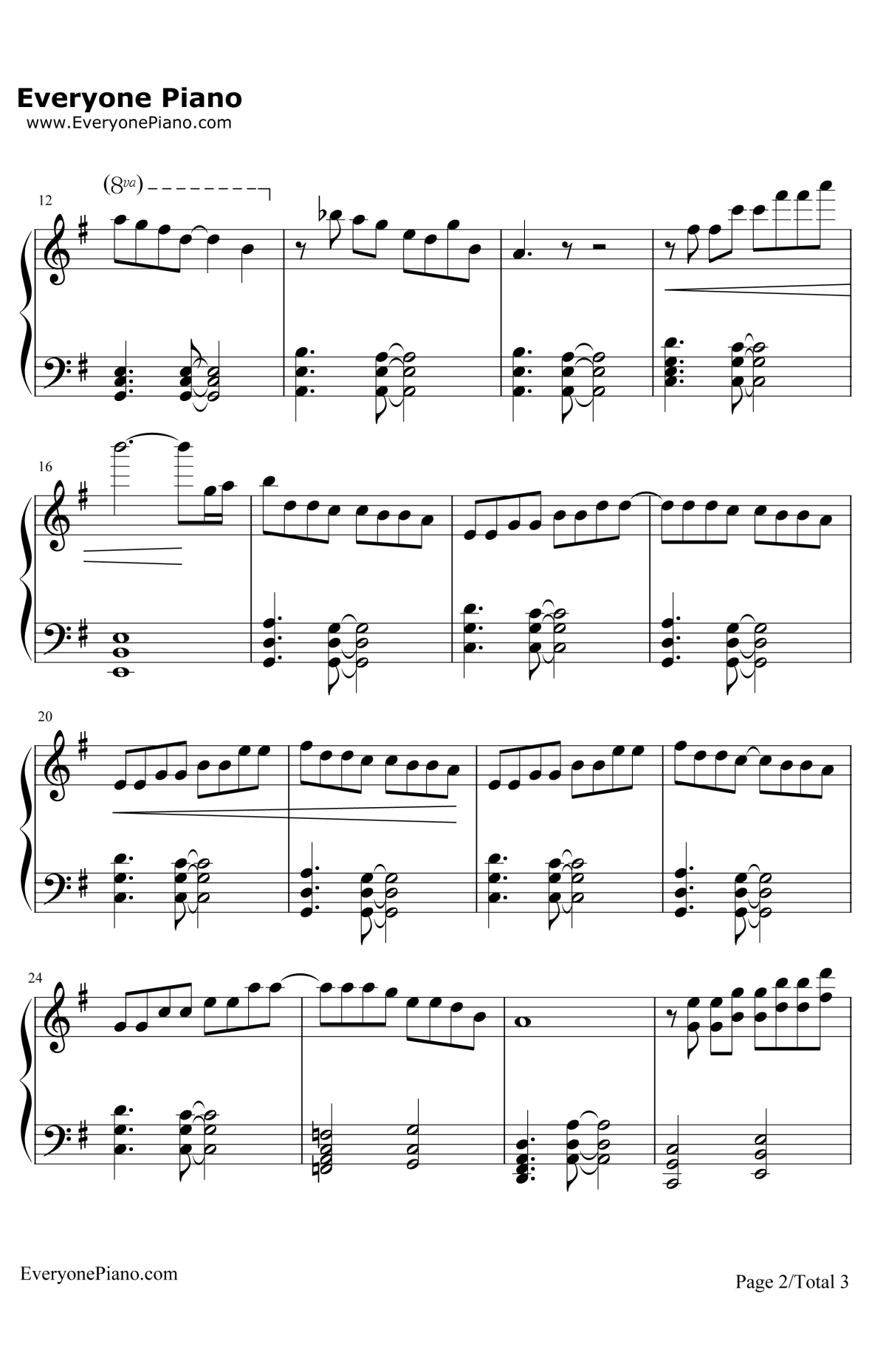 Bella's Lullaby钢琴谱-CarterBurwell-暮光之城电影原声带2