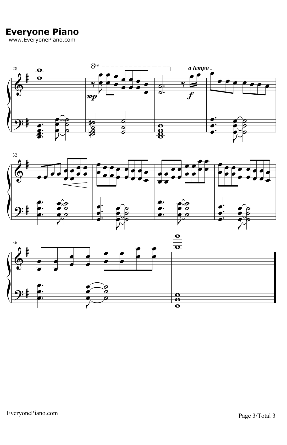 Bella's Lullaby钢琴谱-CarterBurwell-暮光之城电影原声带3