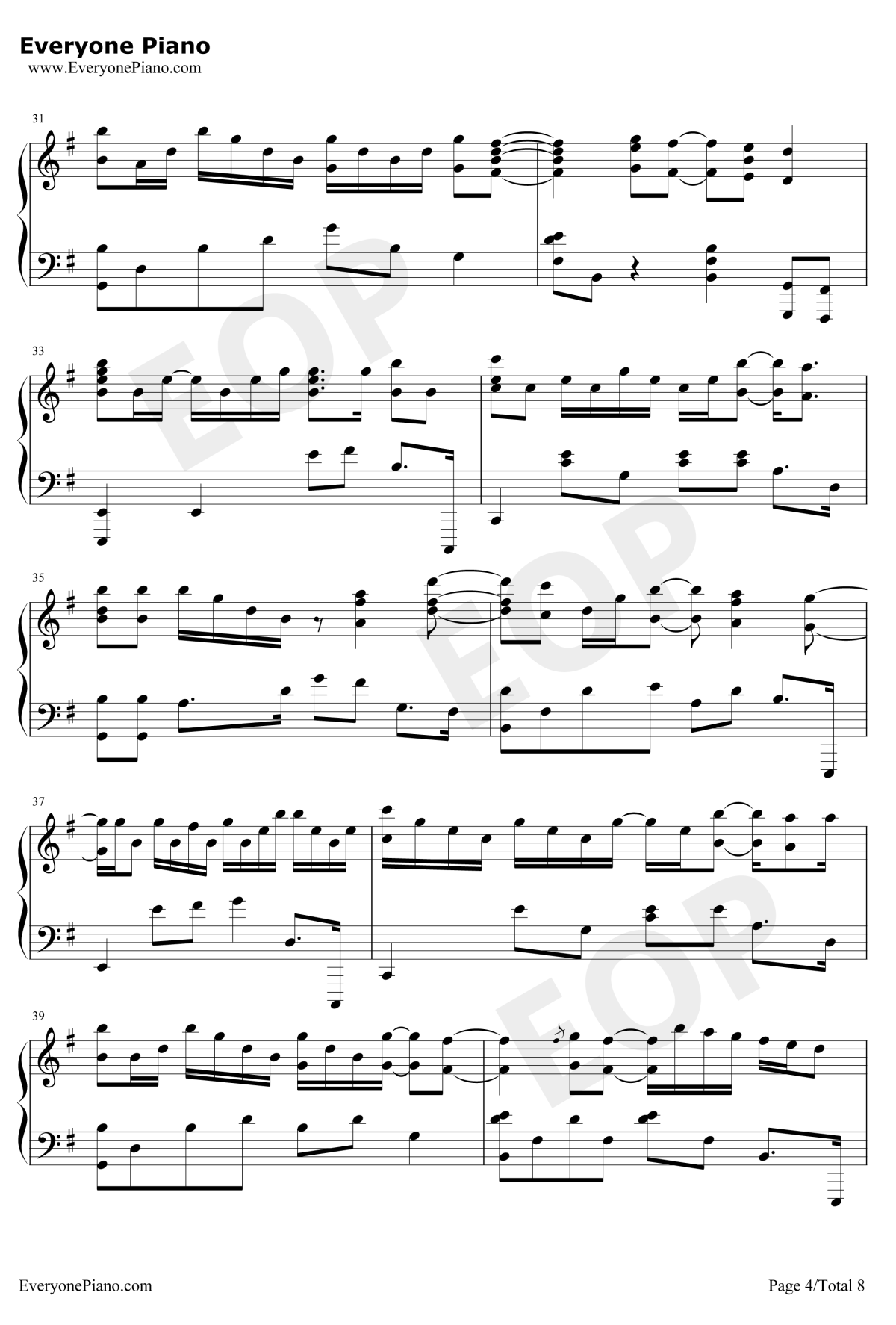 In and Out of Love钢琴谱-Arminvan Buuren Sharonden Adel4