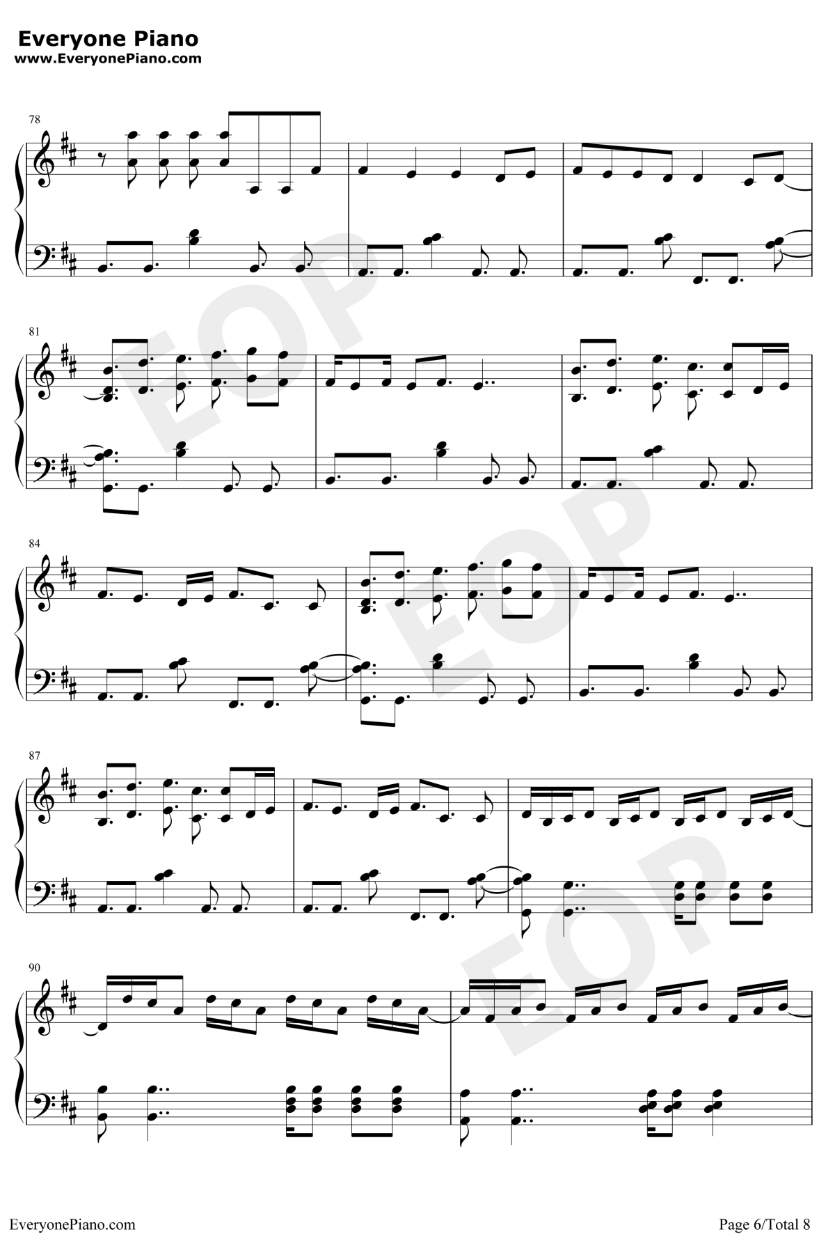 Boy With Luv钢琴谱-BTSHalsey-BTS和Halsey6