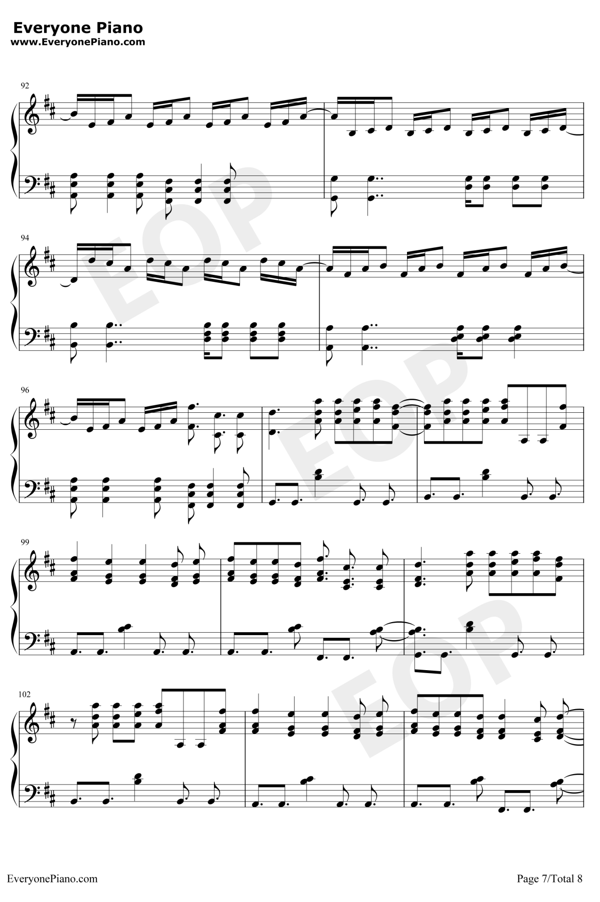 Boy With Luv钢琴谱-BTSHalsey-BTS和Halsey7