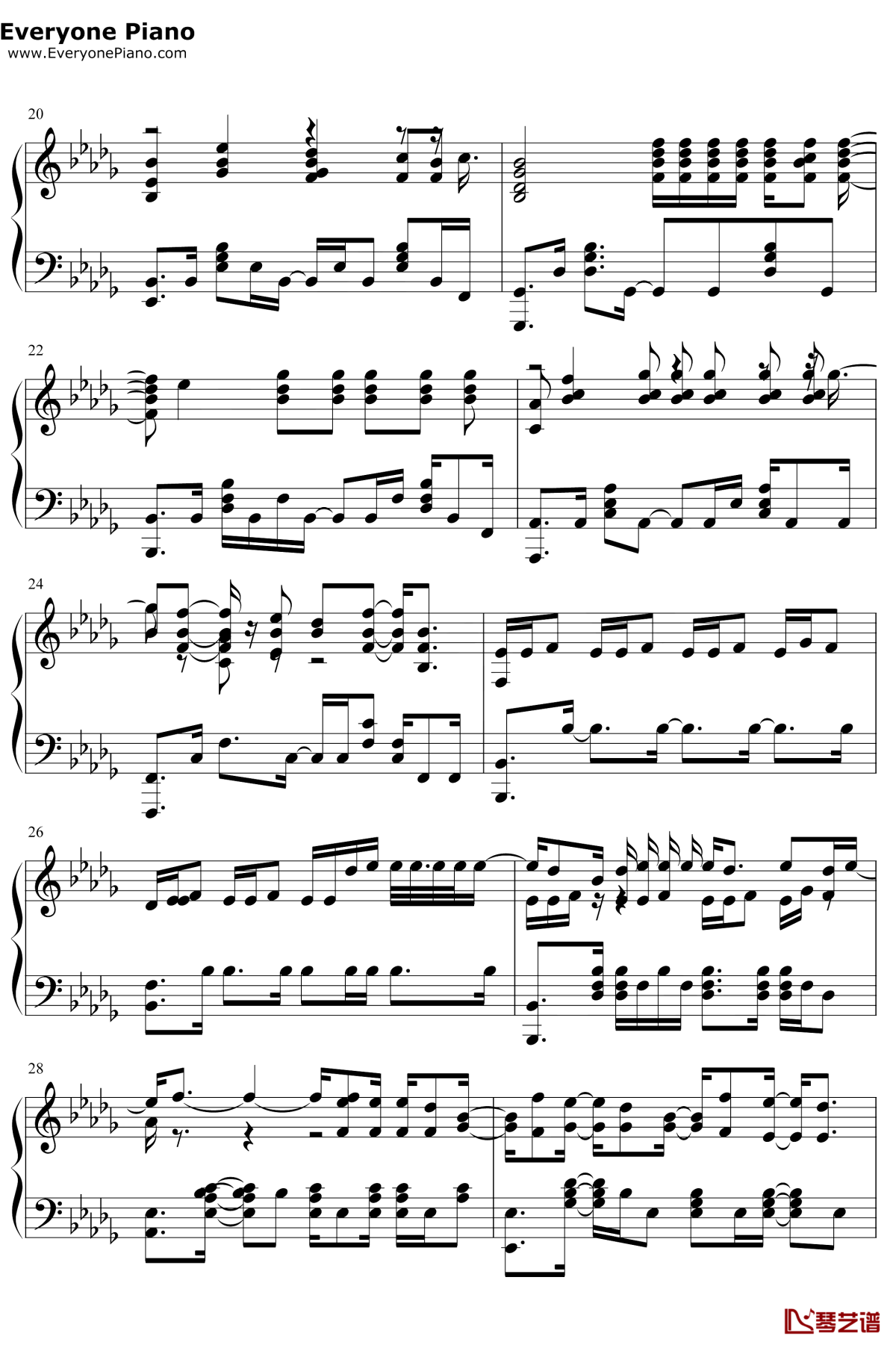 Phoenix钢琴谱-CailinRusso Chrissy Costanza-涅槃-LOL英雄联盟S9全球总决赛主题曲3