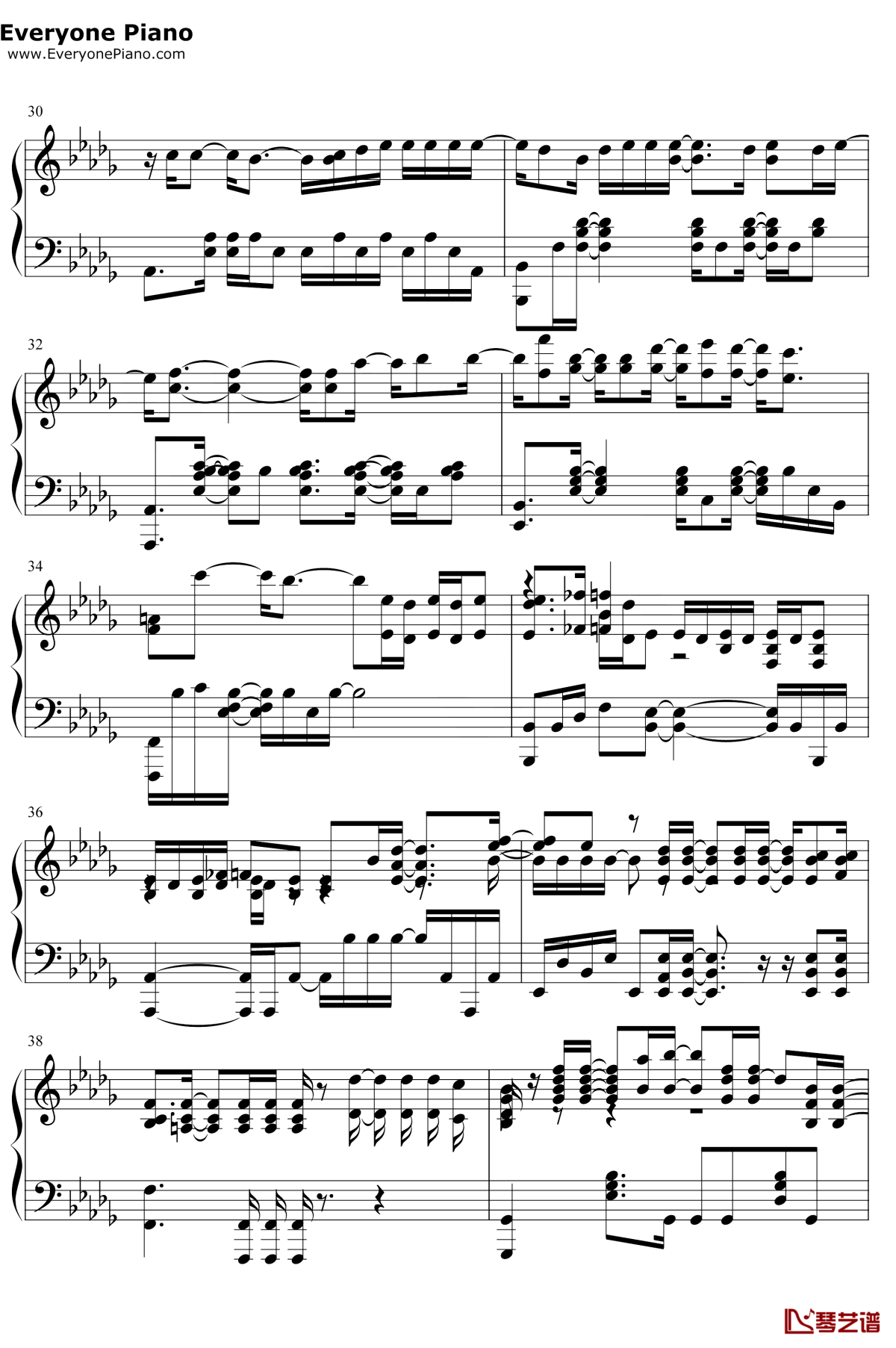 Phoenix钢琴谱-CailinRusso Chrissy Costanza-涅槃-LOL英雄联盟S9全球总决赛主题曲4