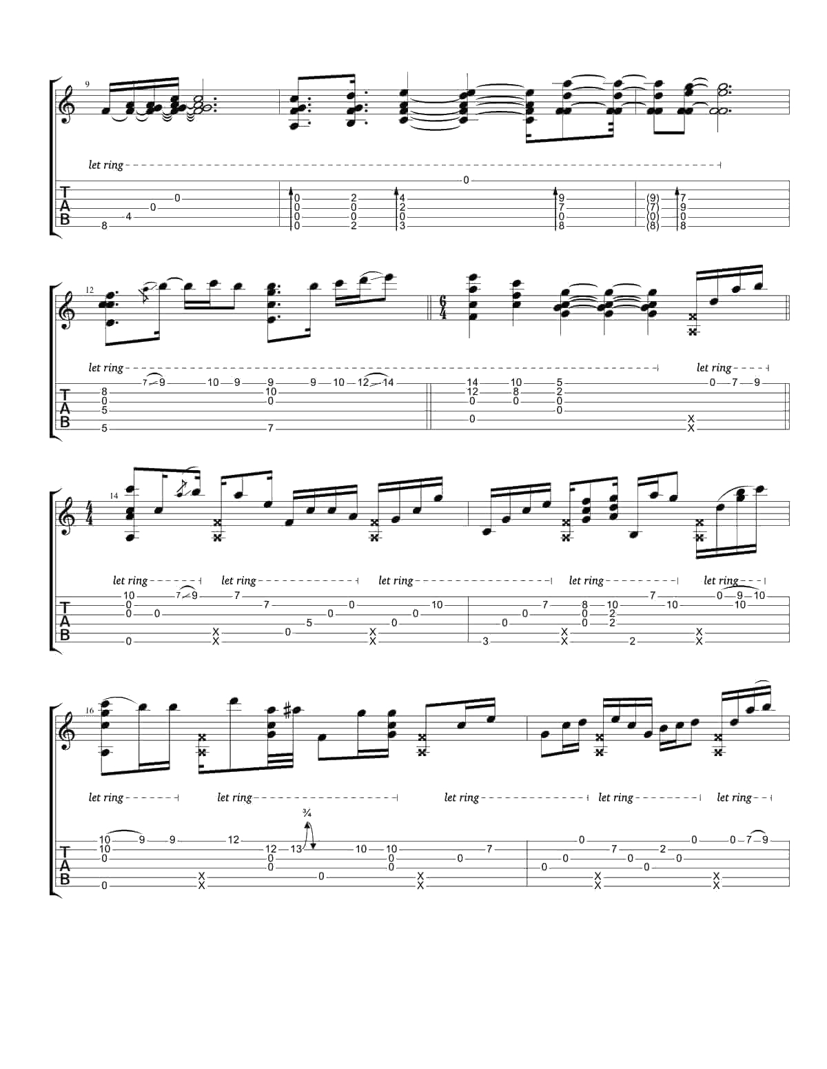 Rylynn吉他谱-Andy Mckee-世界级指弹吉他大师Andy Mckee2