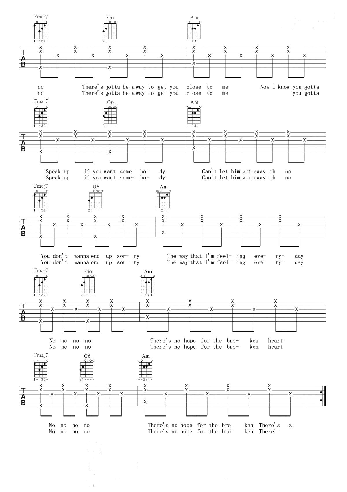 That Girl吉他谱-Olly Murs-吉他弹唱2