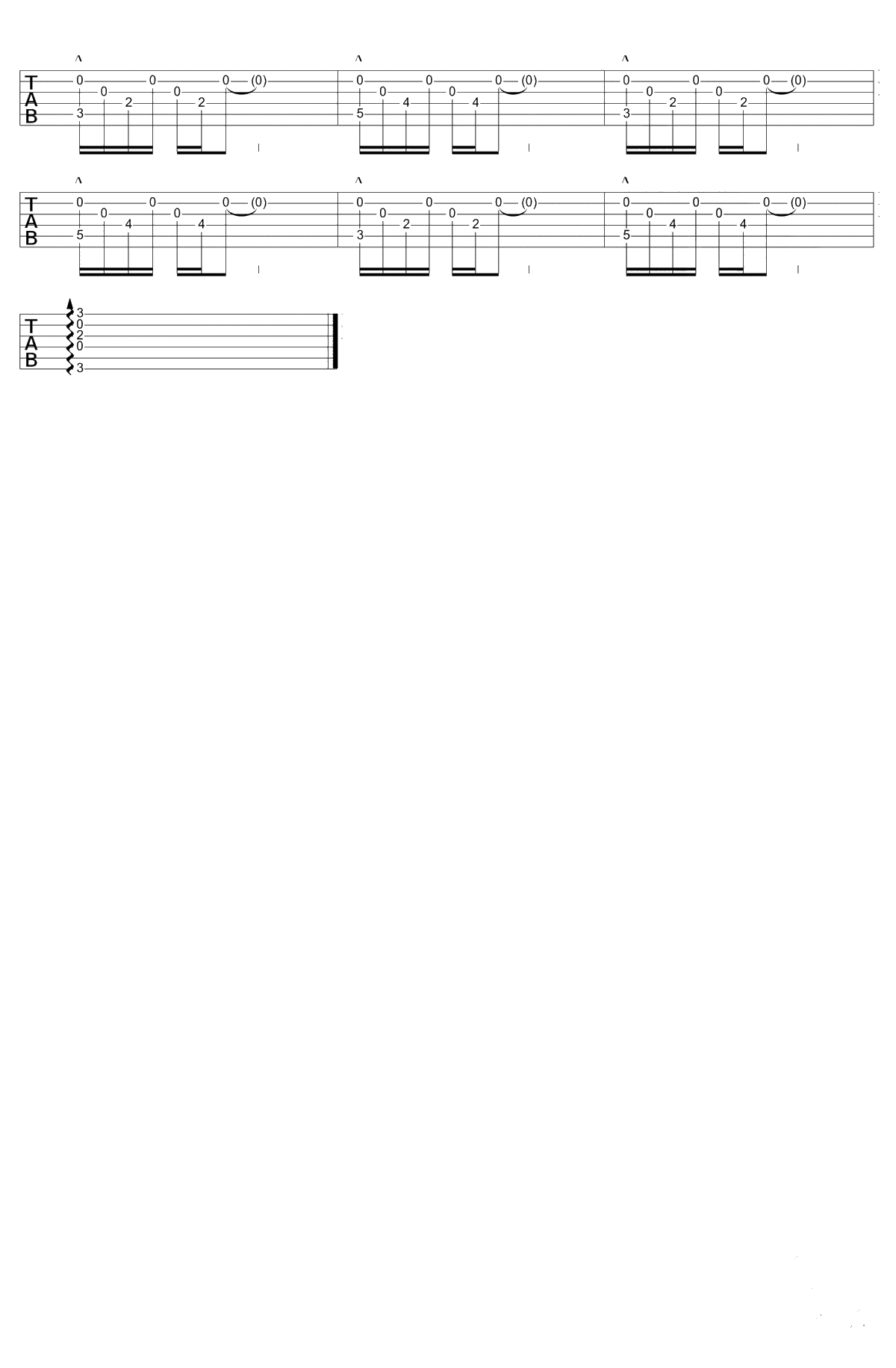 安和桥指弹谱-宋冬野《安河桥》吉他独奏谱-指弹3