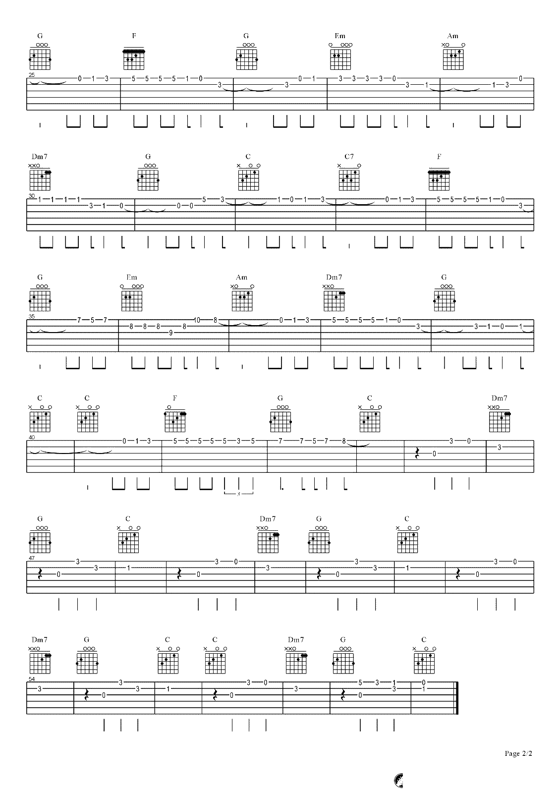 什么歌吉他谱-五月天《捉妖记2》主题曲-饭制版-吉他2