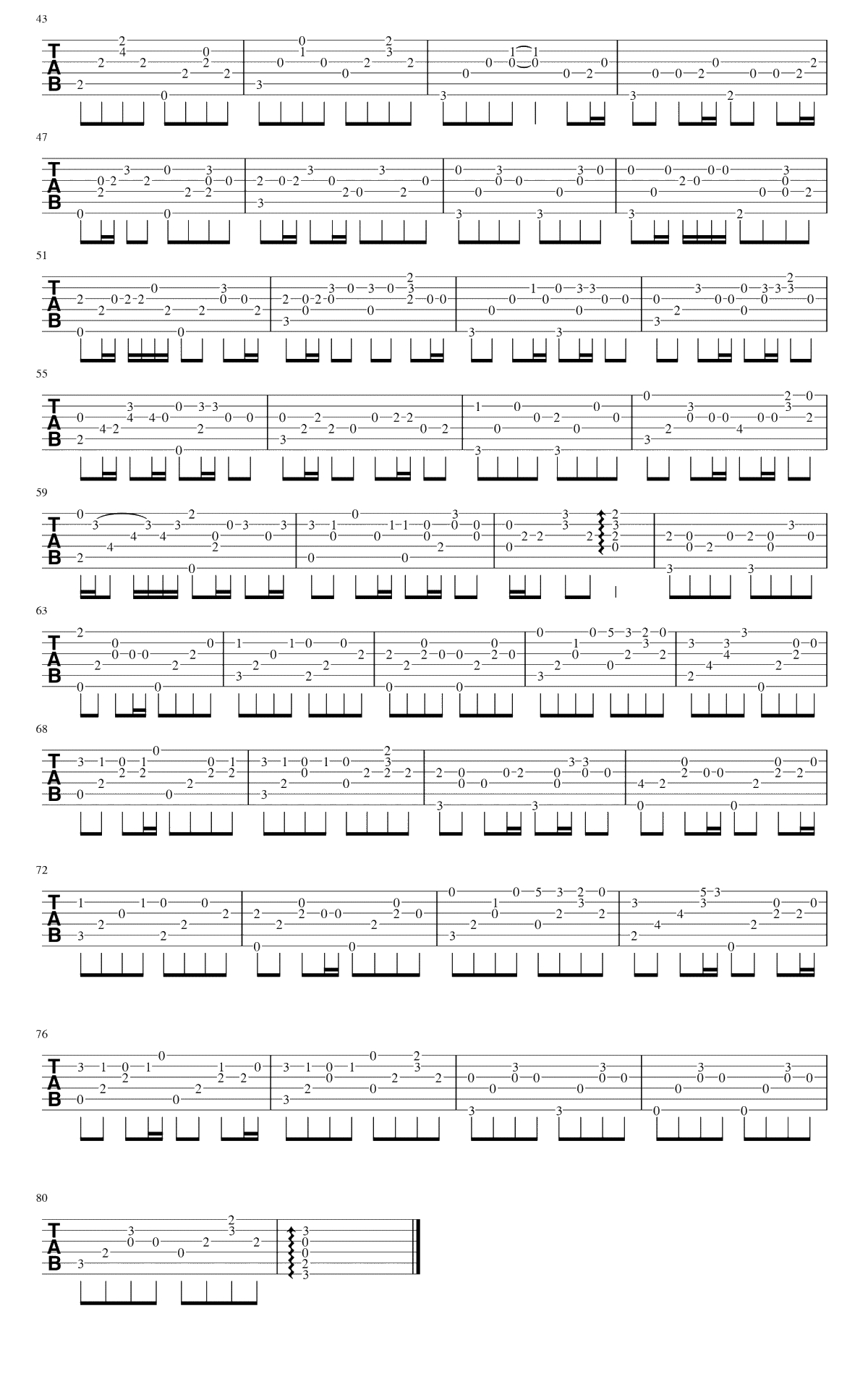 等你下课指弹谱-周杰伦《等你下课》吉他独奏谱-主调伴奏二合一2