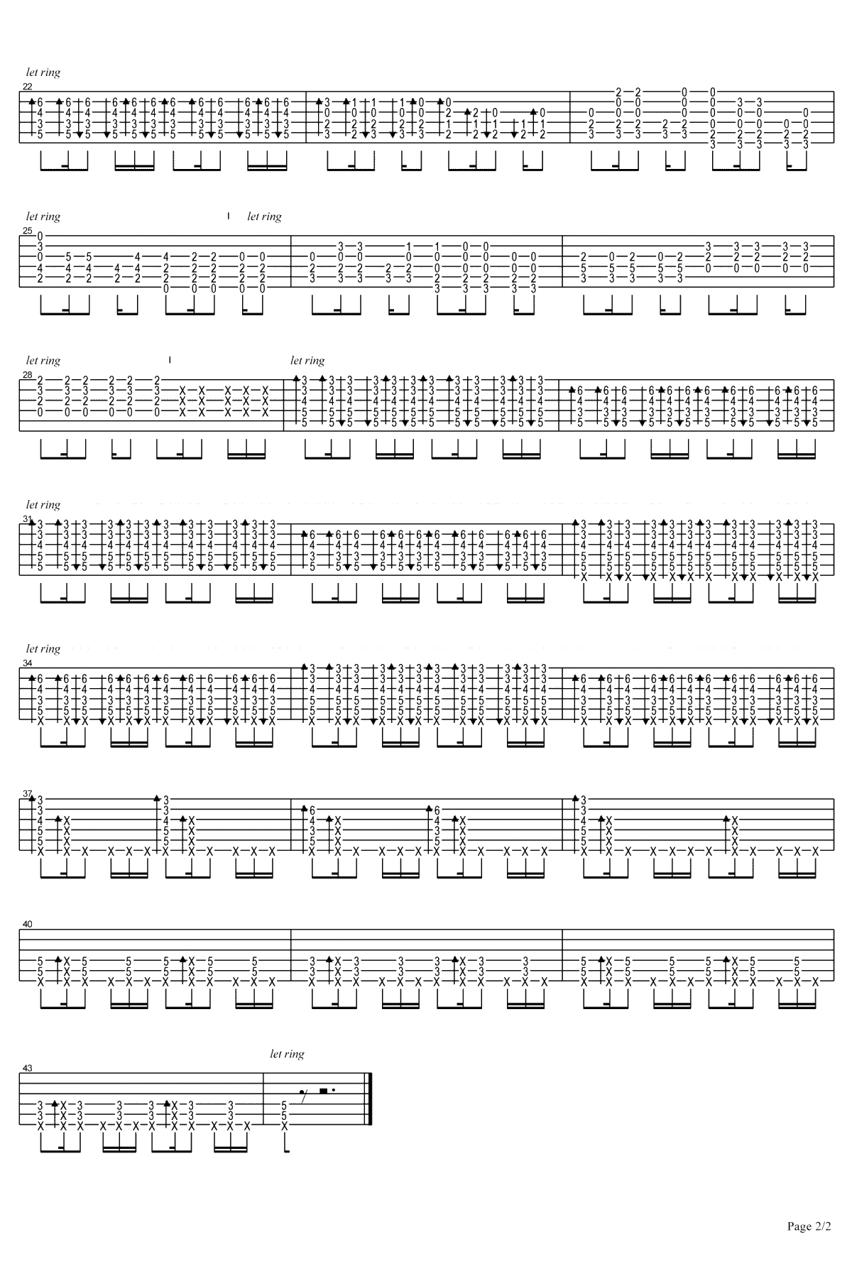 Remember Me指弹谱-寻梦环游记主题曲-GP5下载-潇潇指弹版2