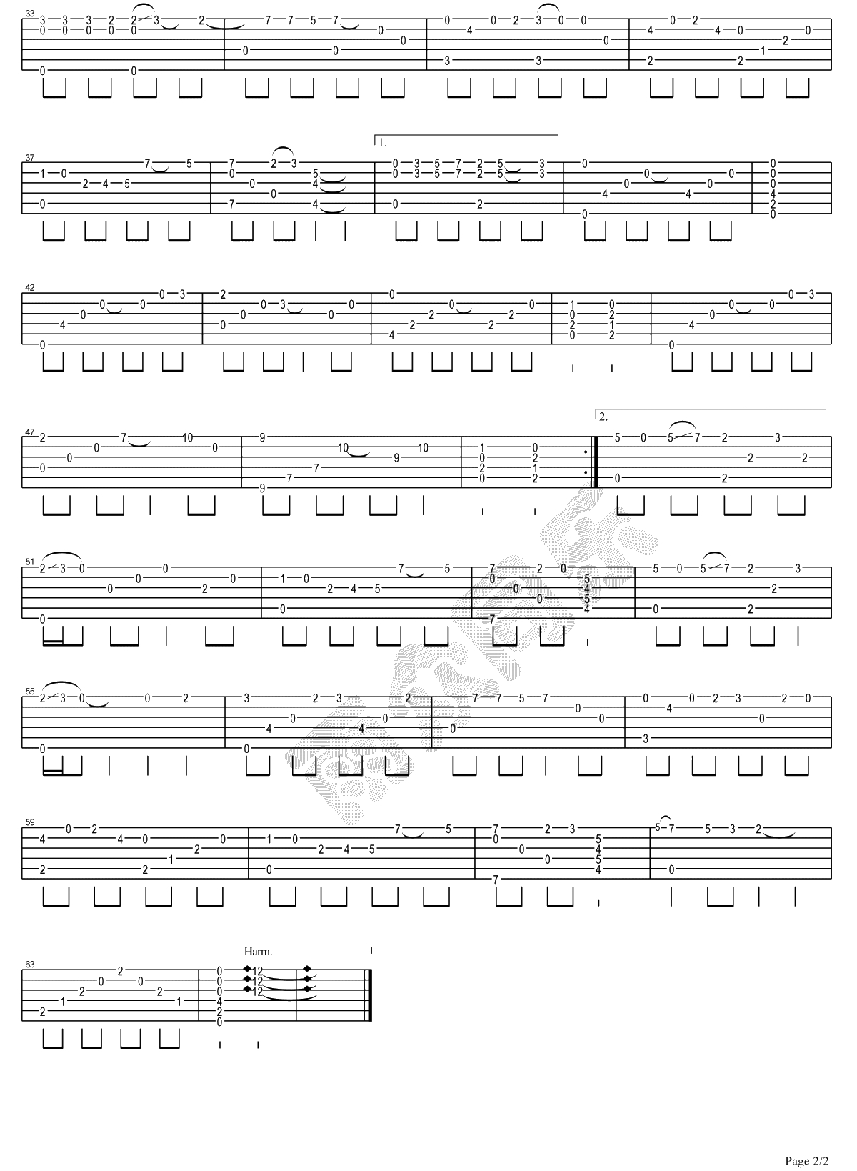 消愁指弹谱-毛不易《消愁》吉他独奏谱-高清2