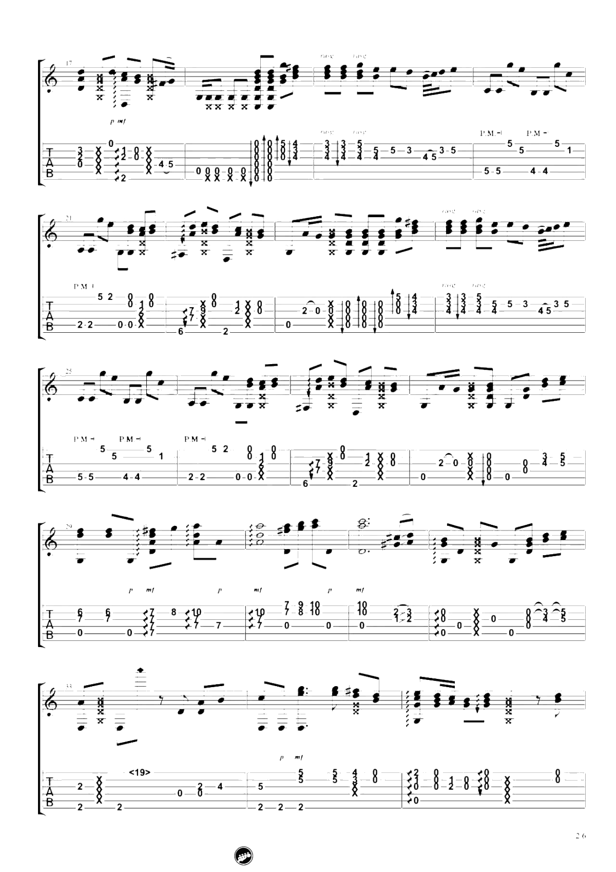 Hey Jude指弹吉他谱-松井佑贵-吉他独奏谱-高清2