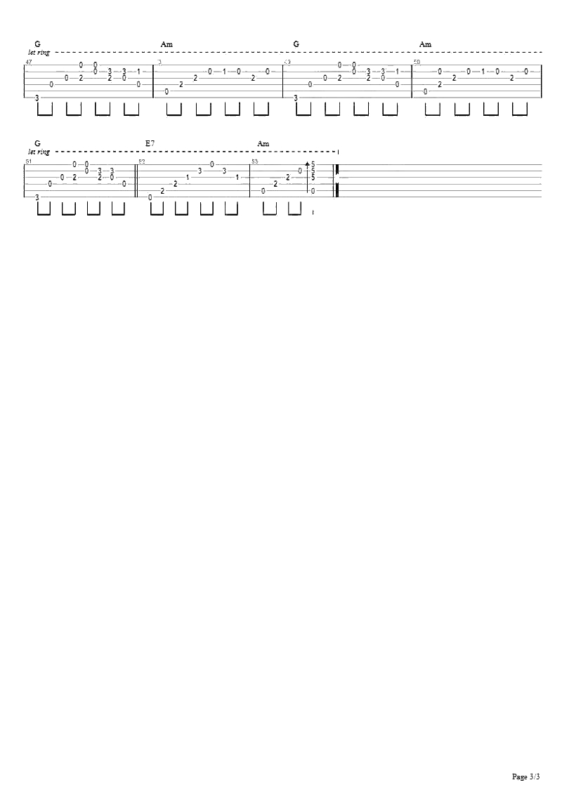 红蔷薇吉他谱-带间奏尾奏-弹唱-丽江小倩3