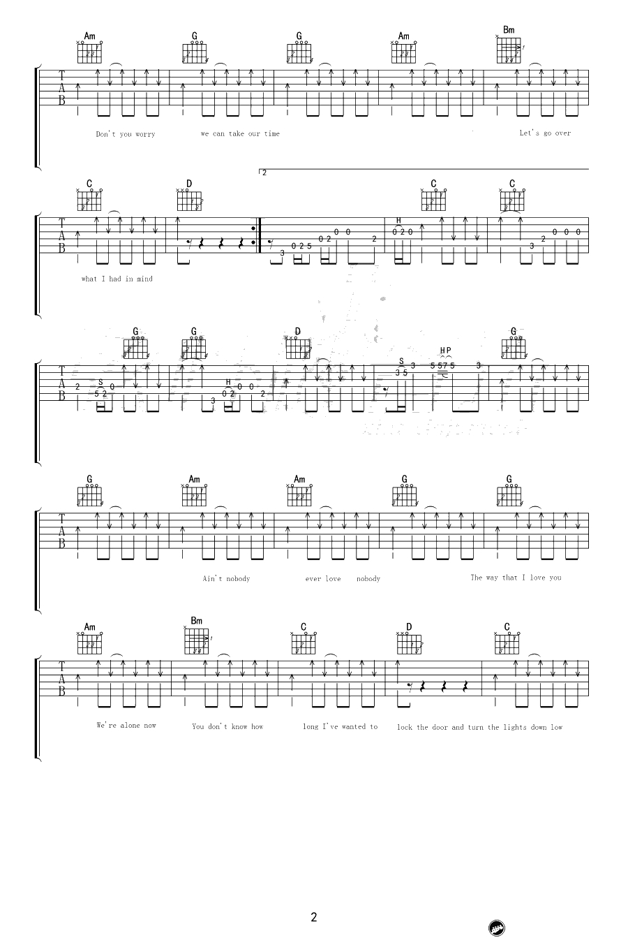 Your Man吉他谱-Josh Turner-弹唱谱六线谱-乡村歌曲2